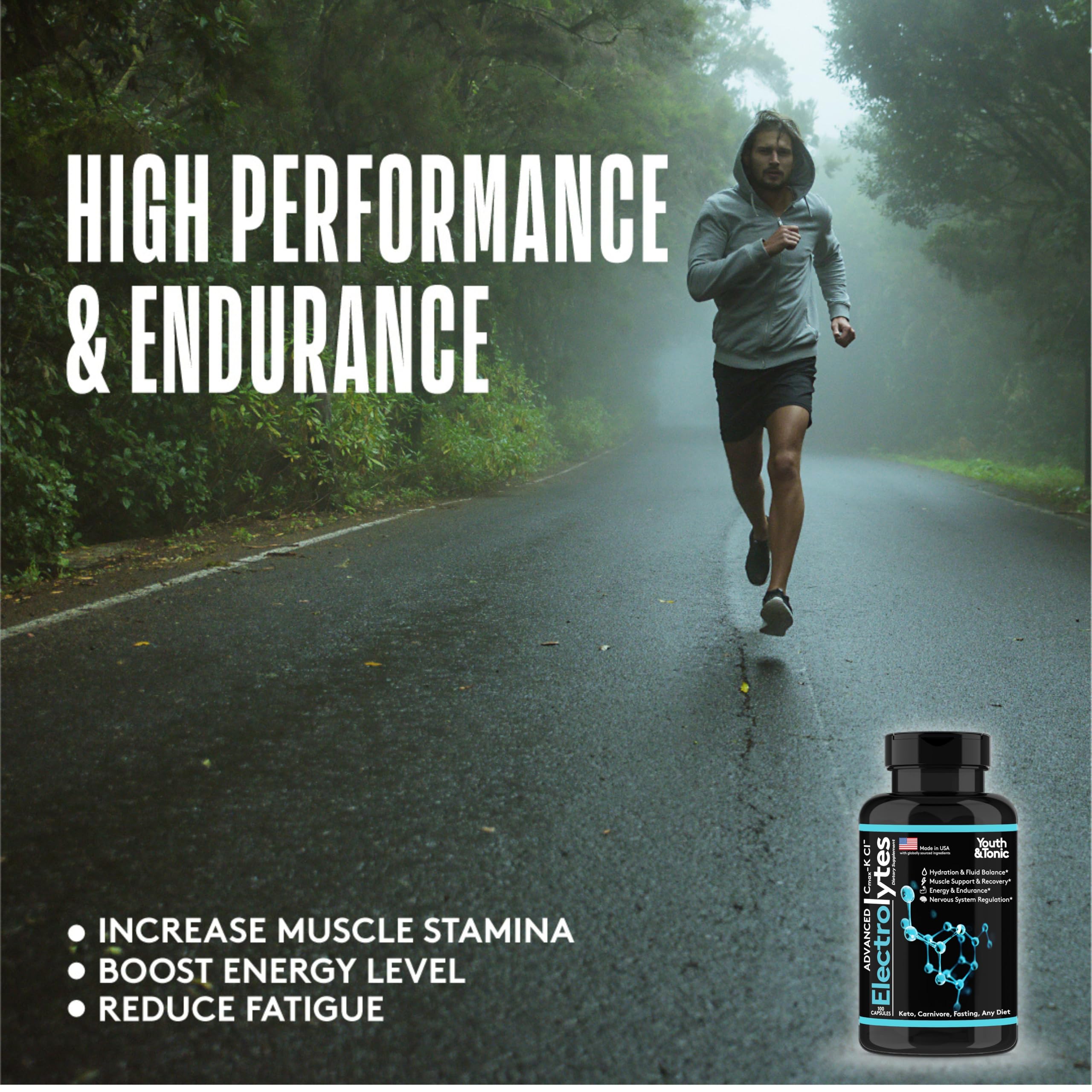 Complete Electrolyte Supplement Pills High Absorption | Cmax Potassium Chloride Magnesium Sodium Calcium Zinc | Boost Endurance Muscle Recovery Mental Focus | Salt Electrolytes Tablets | Keto Friendly Youth & Tonic buy supplements canada