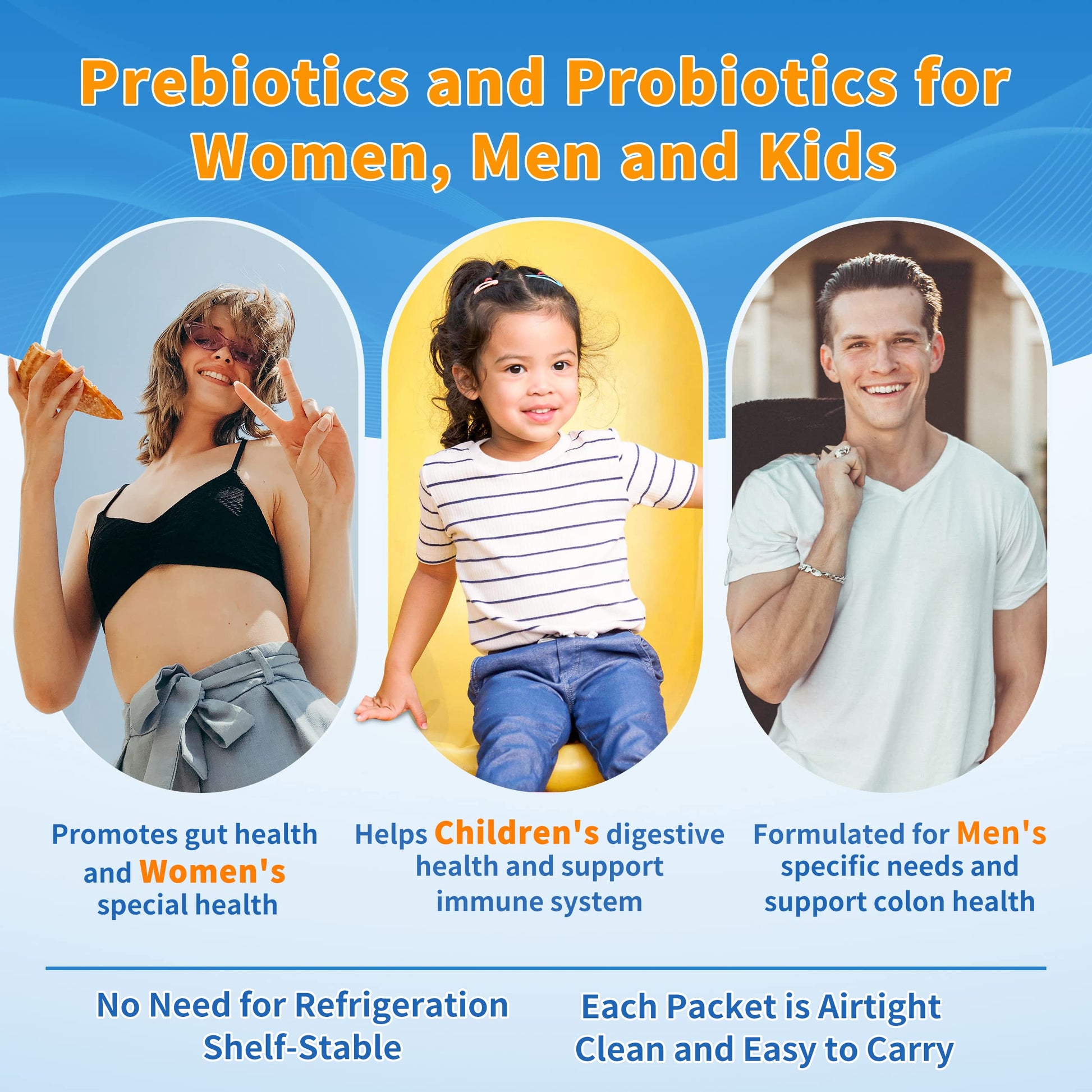 ZEBORA Probiotics for Women, Men and Kids, Prebiotics and Probiotics Powder ZEBORA buy supplements canada