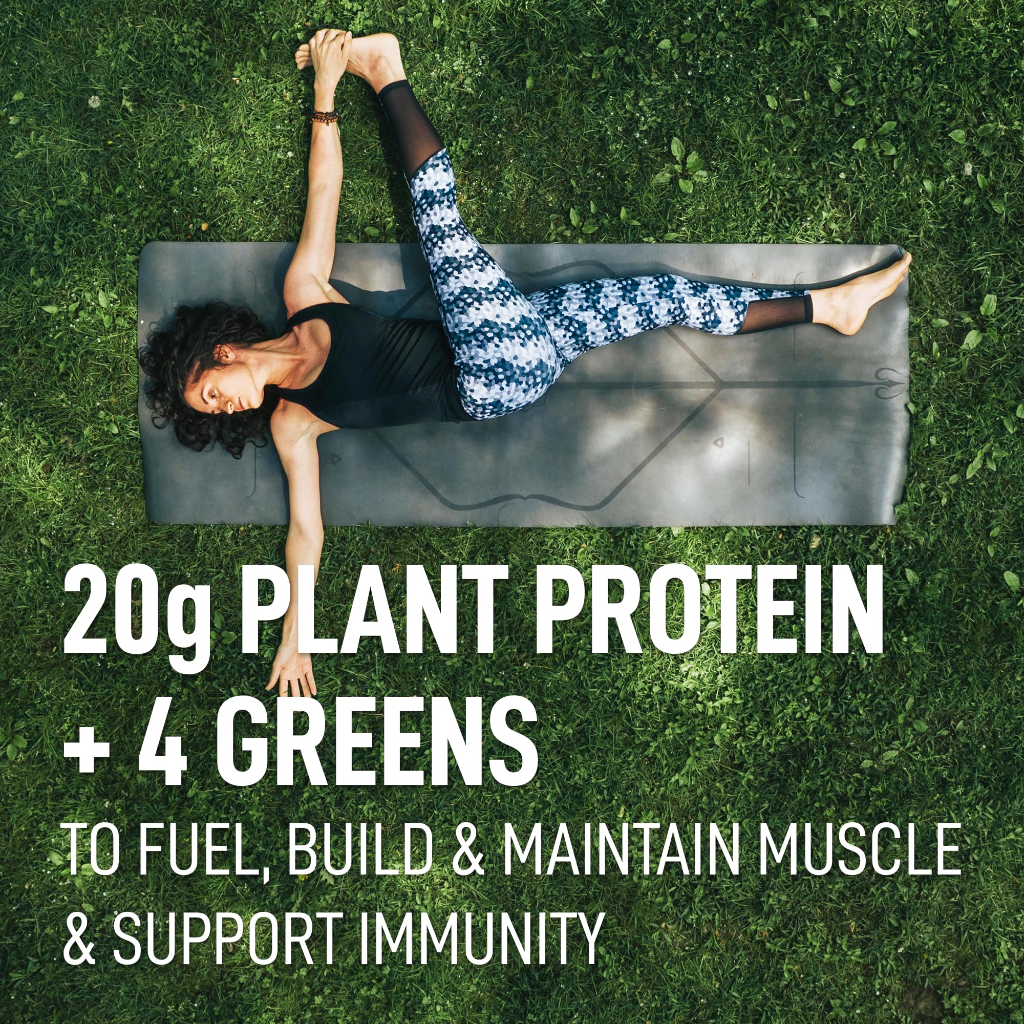 LeanFit Plant-Based Protein & Greens, Natural Berry, 20g Protein, 19 Servings, 1.25 Pound LeanFit buy supplements canada