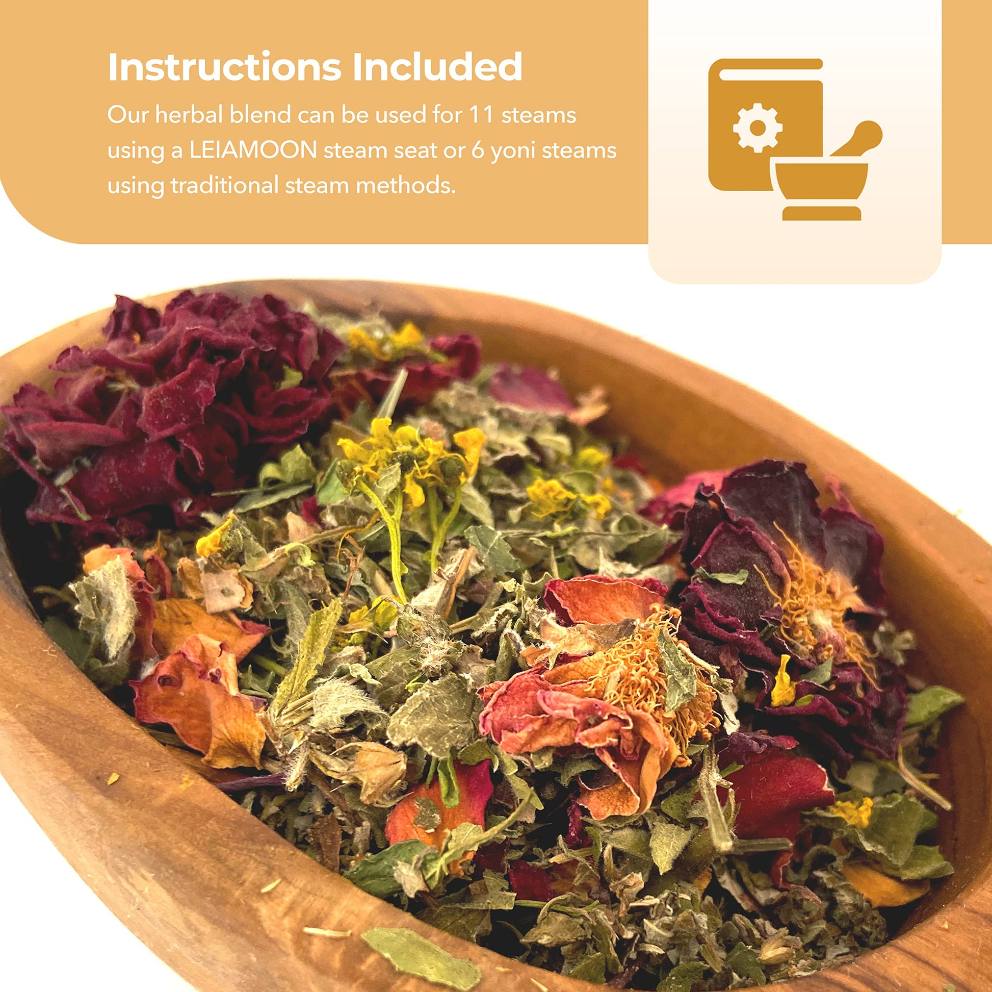 Yoni Steam Herbs Creativity Blend, Receptivity & Fertility Yoni Herbs for Cleansing and Toning Leiamoon buy supplements canada