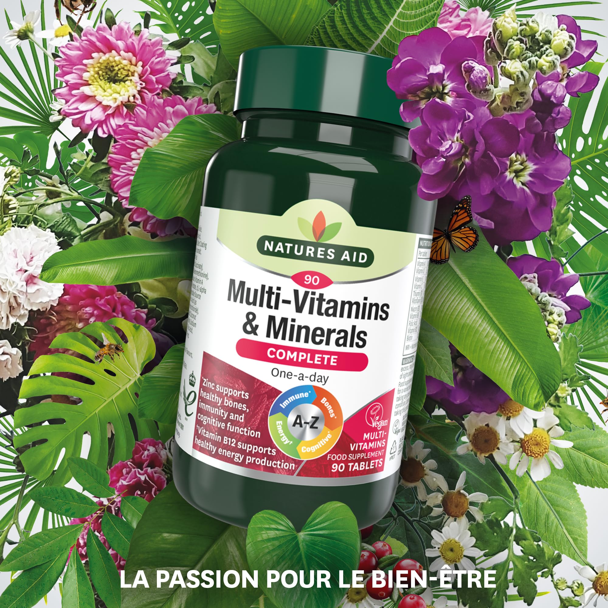 Natures Aid Multivitamins and Minerals, 90 Count (Pack of 1), (Packing may vary) natures aid buy supplements canada