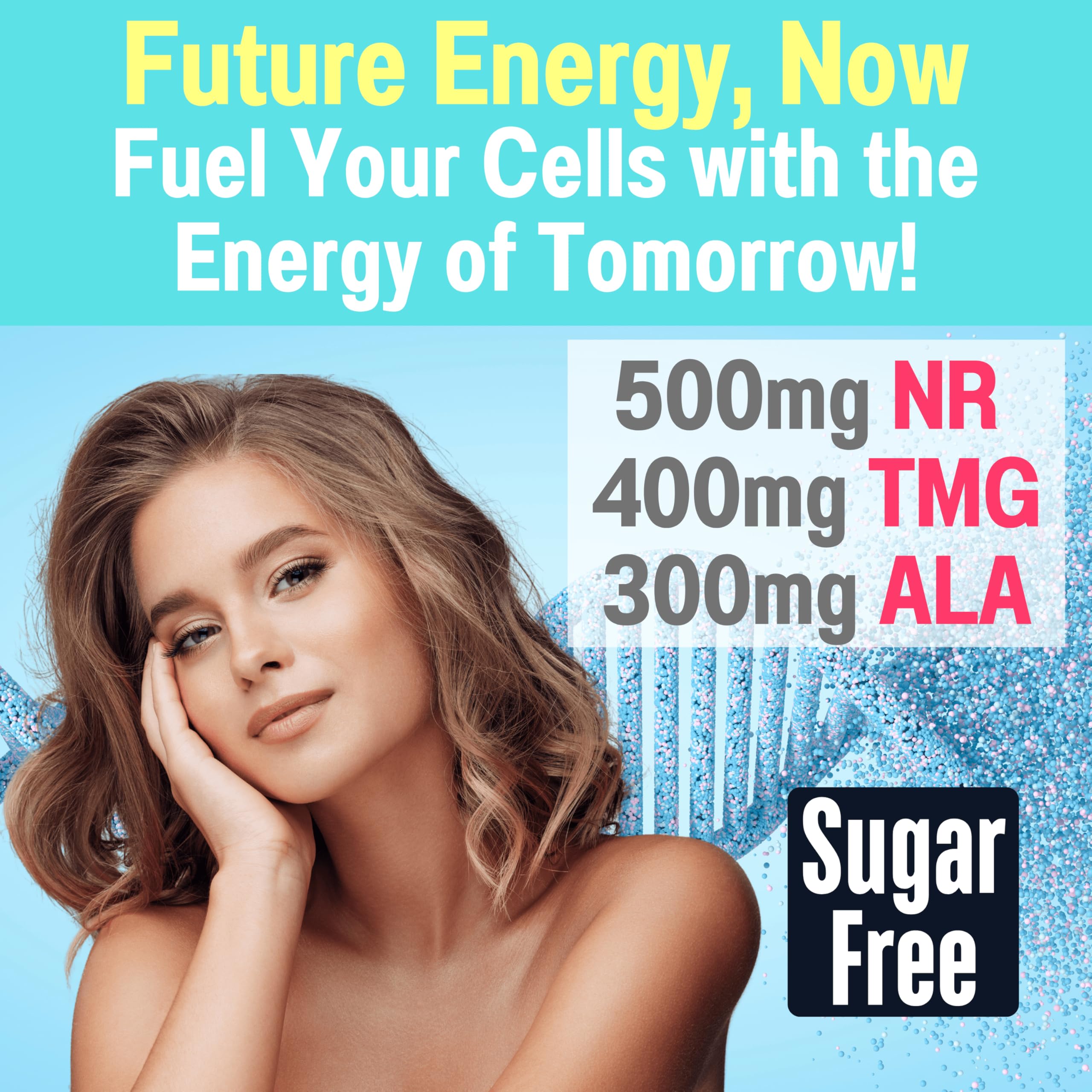 1500mg NAD+ Sugar Free Gummies | NAD + Plus NR TMG ALA Trans-Resveratrol Fisetin Supplements | Nicotinamide Riboside Trimethylglycine Alpha Lipoic Acid Betaine Pills Capsules Tincture Supplement Alt SHIZAM buy supplements canada