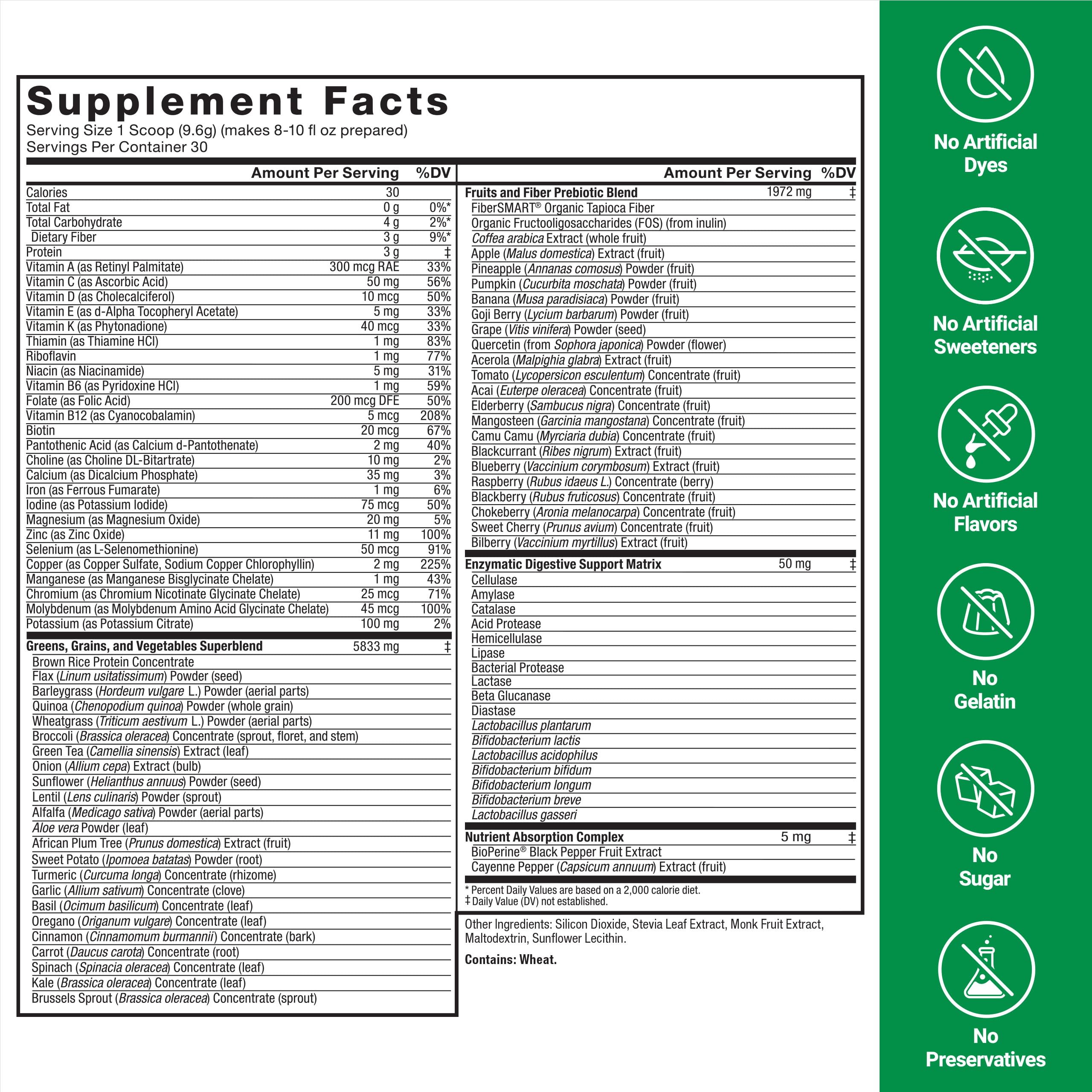 Force Factor Smarter Greens Daily Wellness Powder 2-Pack to Support Energy, Immunity & Digestion, Superfood Greens Powder with Vitamins, Minerals & Probiotics, Unflavored, 60 Servings Force Factor buy supplements canada