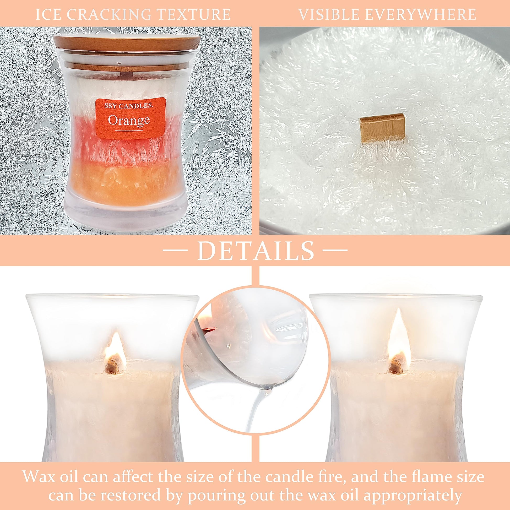 Citrus Jar Aromatherapy Candle Scented Candle Handmade Soy Candles Wood Candles Wick Fragrance SEUCRWAX buy supplements canada
