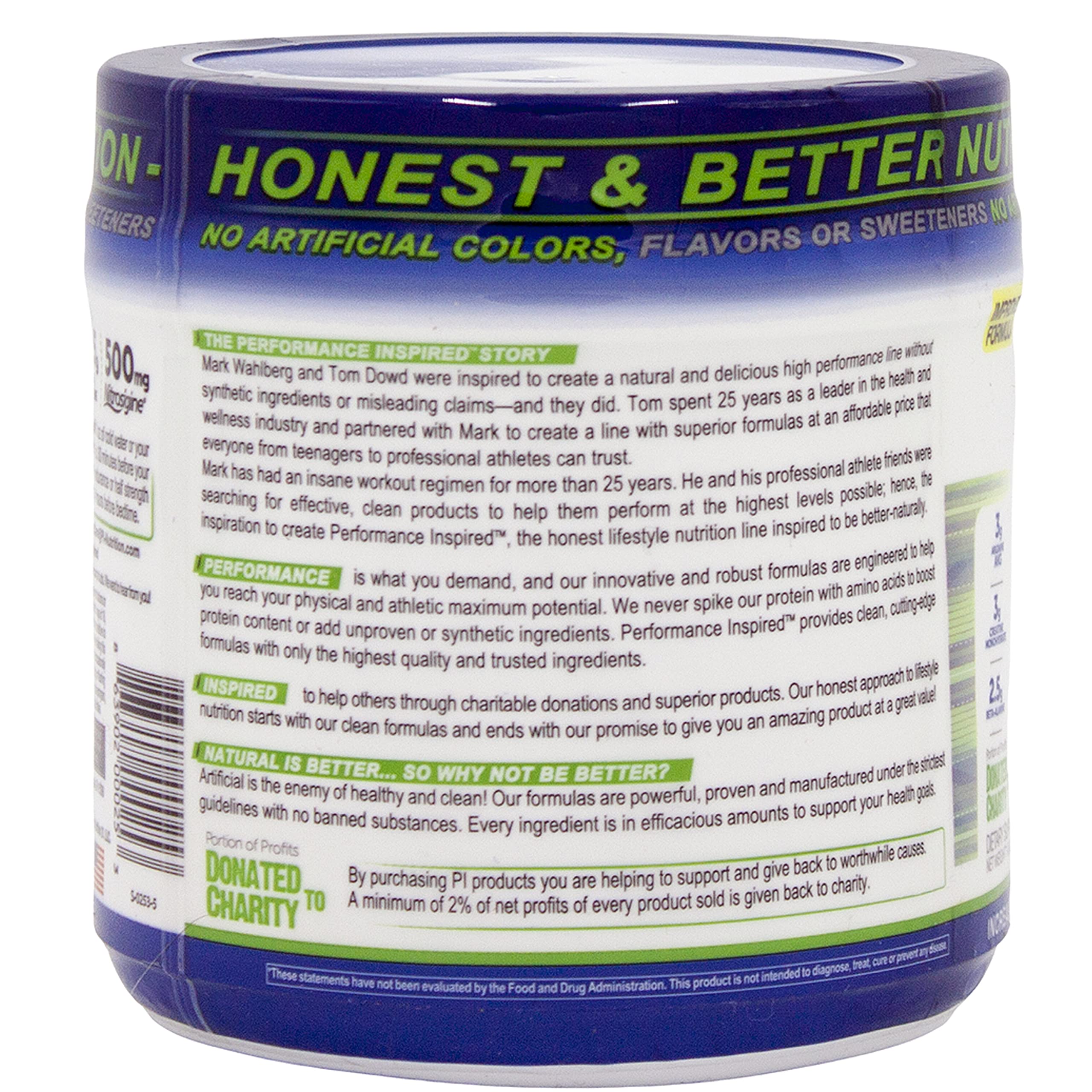 Performance Inspired Nutrition PreWorkout Powder - All Natural - G-Free & Vegan Formula PERFORMANCE INSPIRED buy supplements canada