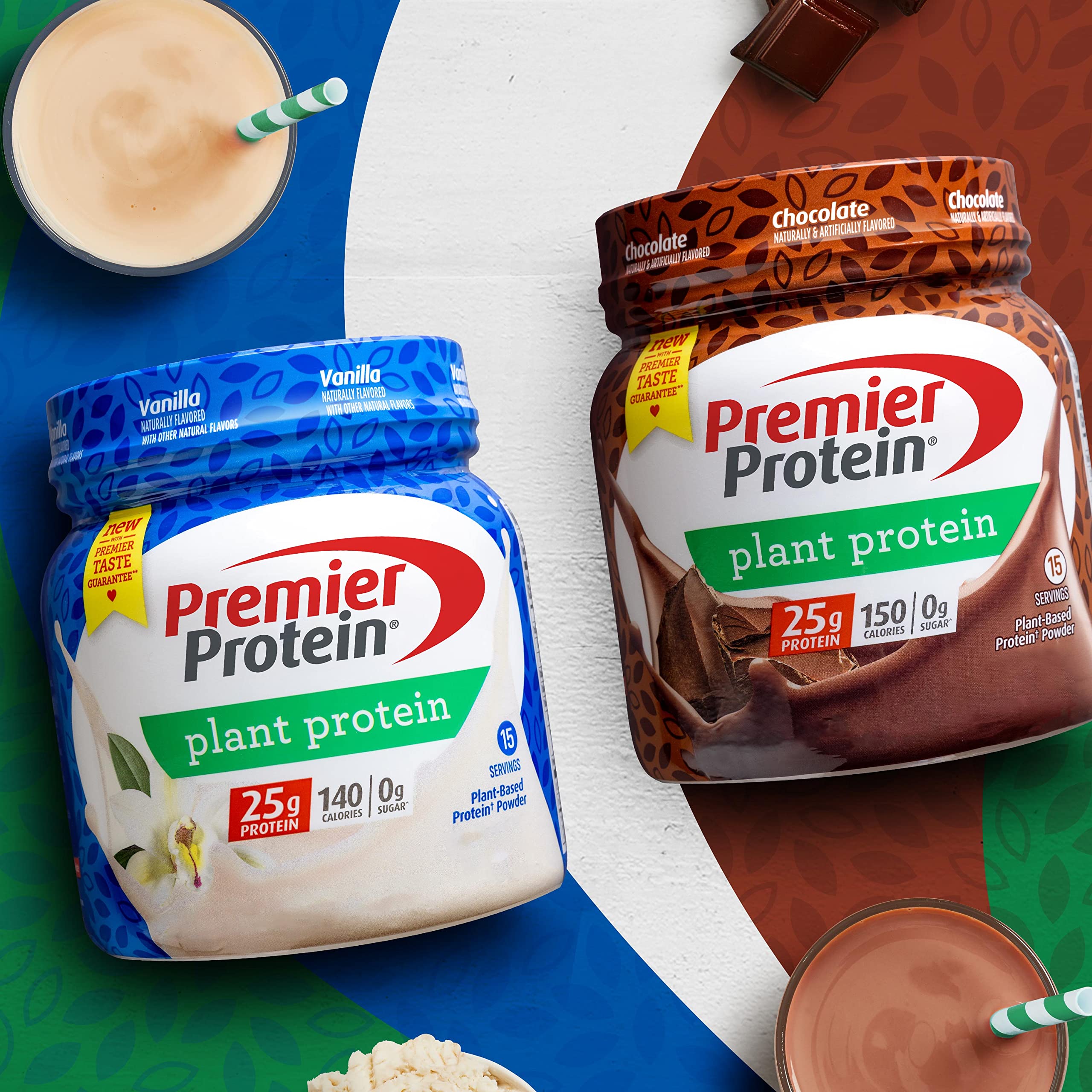 Premier Protein Powder Plant Protein, Chocolate, 25g Plant-Based Protein, 0g Sugar Premier Protein buy supplements canada