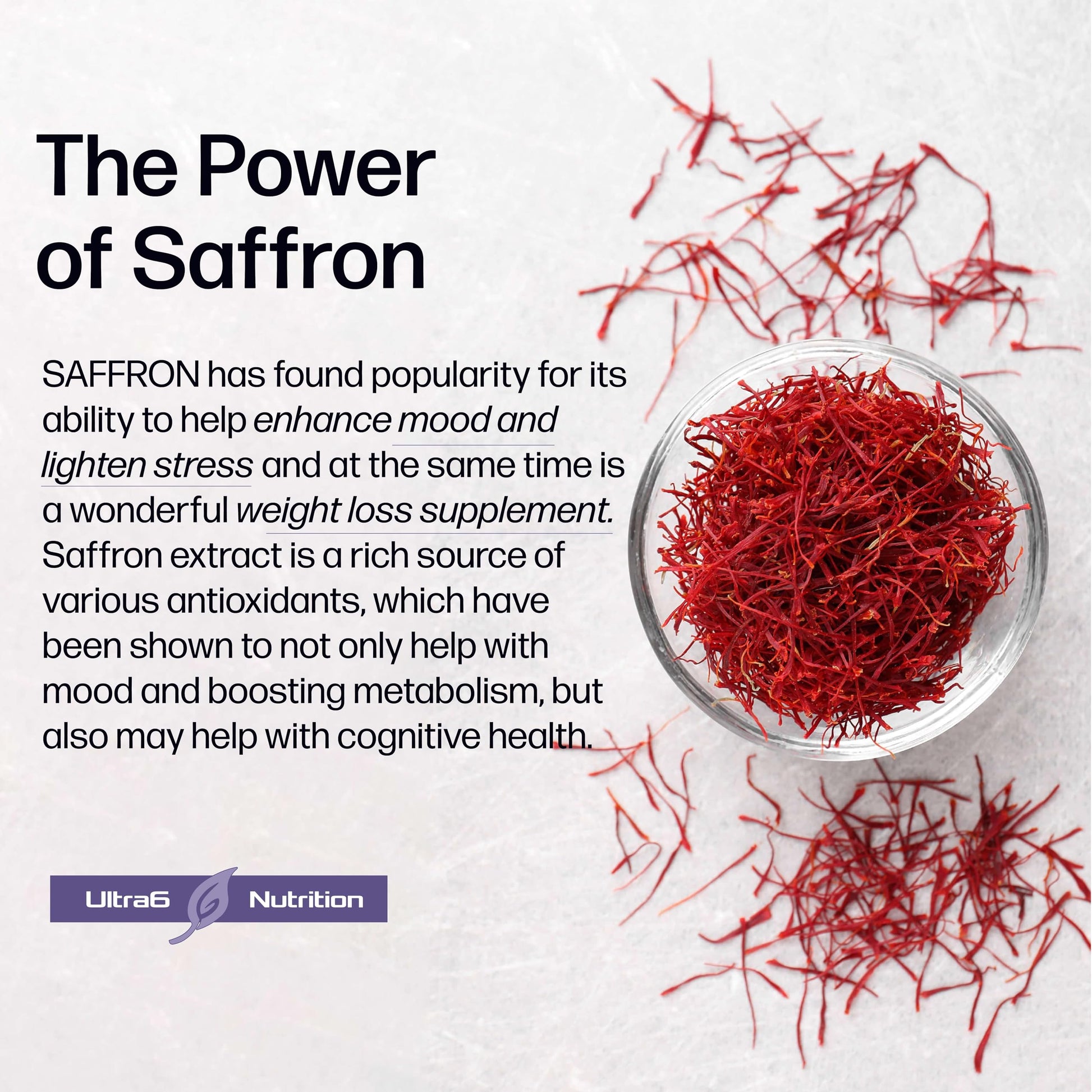 Pure Saffron Extract - Appetite Suppressant for Weight Loss Women & Men - Natural Hunger Ultra6 Nutrition buy supplements canada