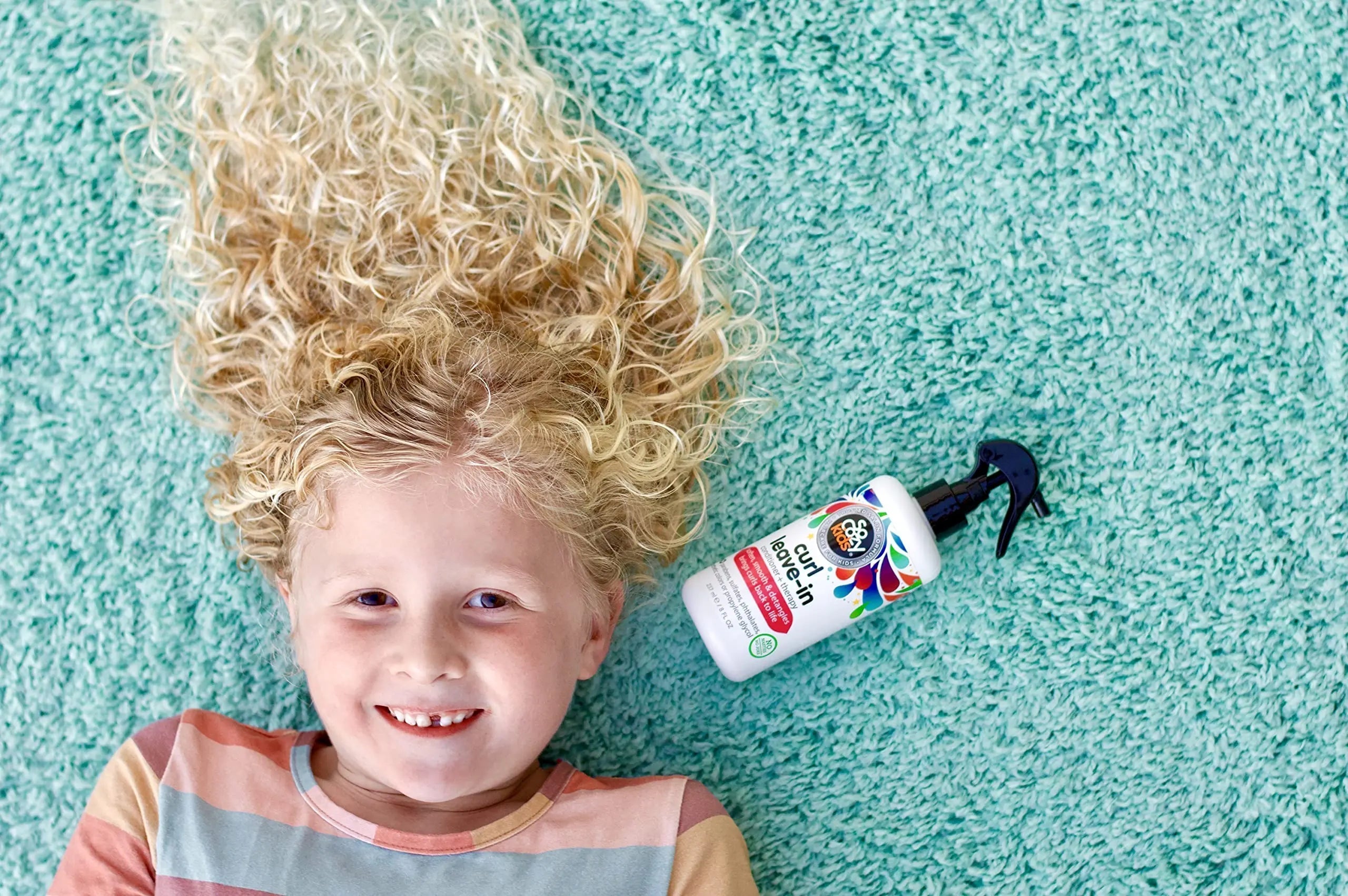 SmartyPants Organic Toddler Multivitamin Gummies & So Cozy Leave in Conditioner for Kids' Curly Hair, 60 Count SmartyPants buy supplements canada