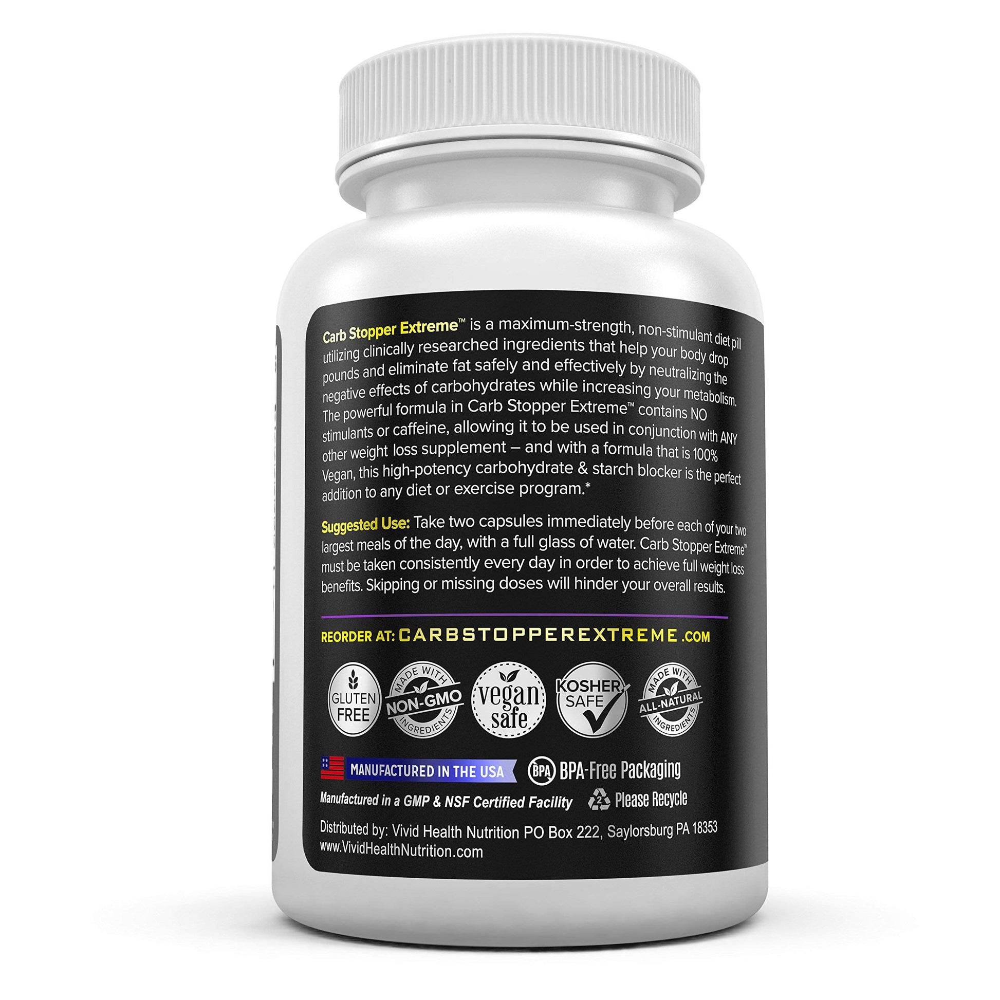 Carb Stopper Extreme (5 Bottles Maximum Strength, Natural Carbohydrate and Starch Carb Stopper Extreme buy supplements canada