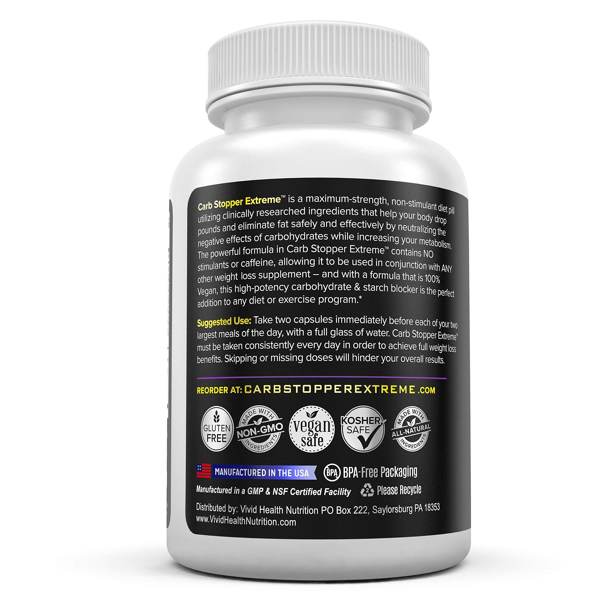 Carb Stopper Extreme (5 Bottles Maximum Strength, Natural Carbohydrate and Starch Carb Stopper Extreme buy supplements canada