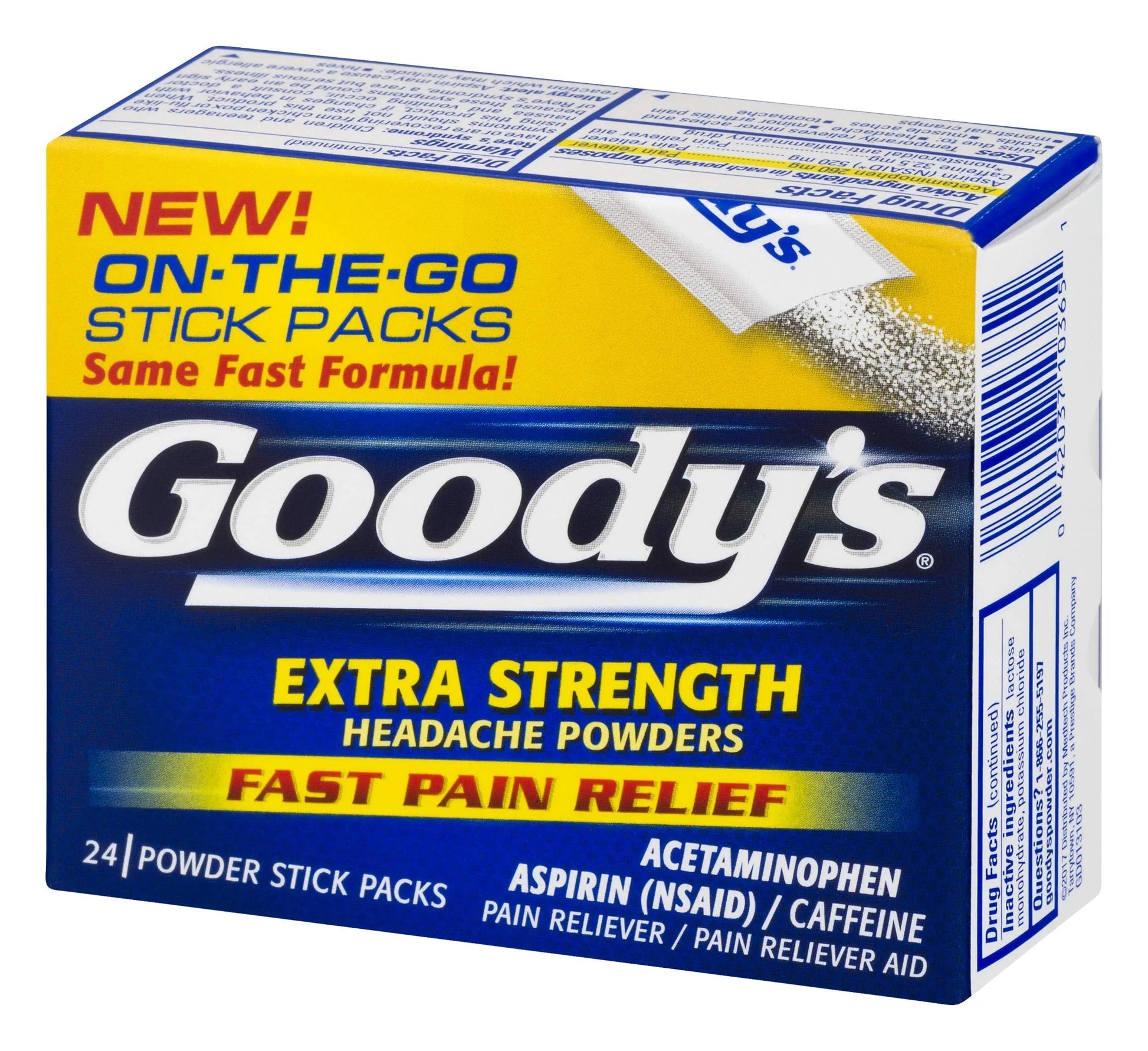 Goody's Extra Strength Powders | Fast Pain Relief | Aspirin & Caffeine | 24 Count Goody's buy supplements canada