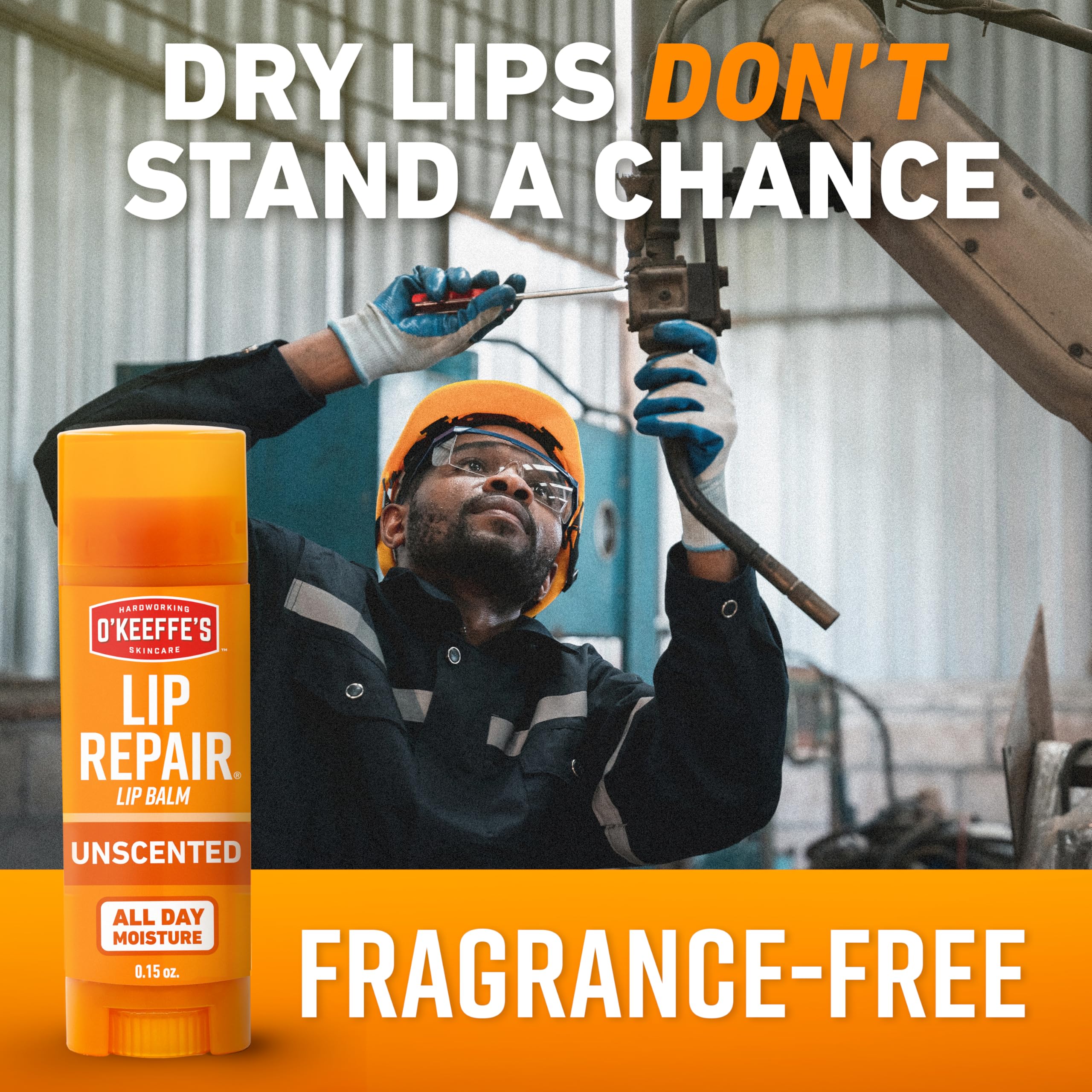 O'Keeffe's Lip Repair Unscented Lip Balm for Dry, Cracked Lips - Stick (3 Pack) - Moisturizer for Very Dry Lips O'Keeffe's buy supplements canada