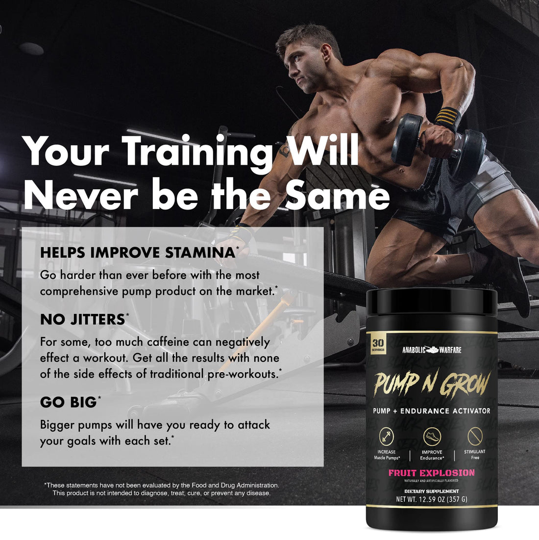 Anabolic Warfare Pump-N-Grow Muscle Pump Supplement Caffeine Free Pre Workout Anabolic Warfare buy supplements canada