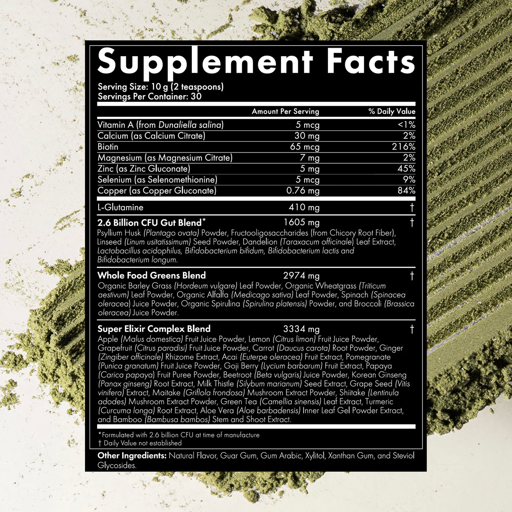 WelleCo The Super Elixir Daily Greens Powder, Probiotic Drink Mix with Whole Foods, Gluten Free, Vegan Gut Health Powder, Energy, Immunity, Healthy Skin, Hair & Nails (300g, Lemon Ginger) WelleCo buy supplements canada