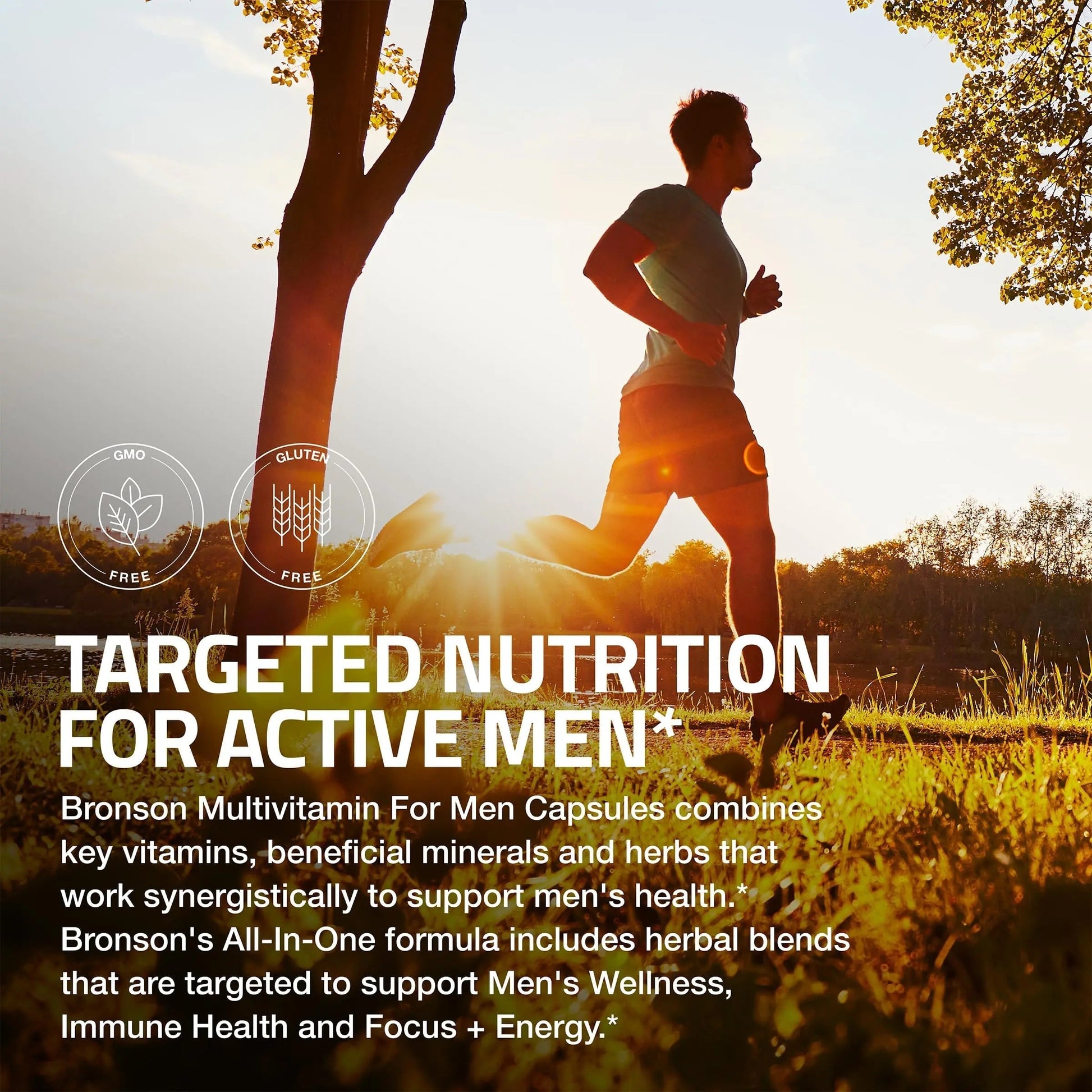 Bronson Multivitamin for Men All-in-One Daily Coverage Formula Key Vitamins, Minerals & Herbs to Support Men's Health, 60 Capsules Bronson buy supplements canada
