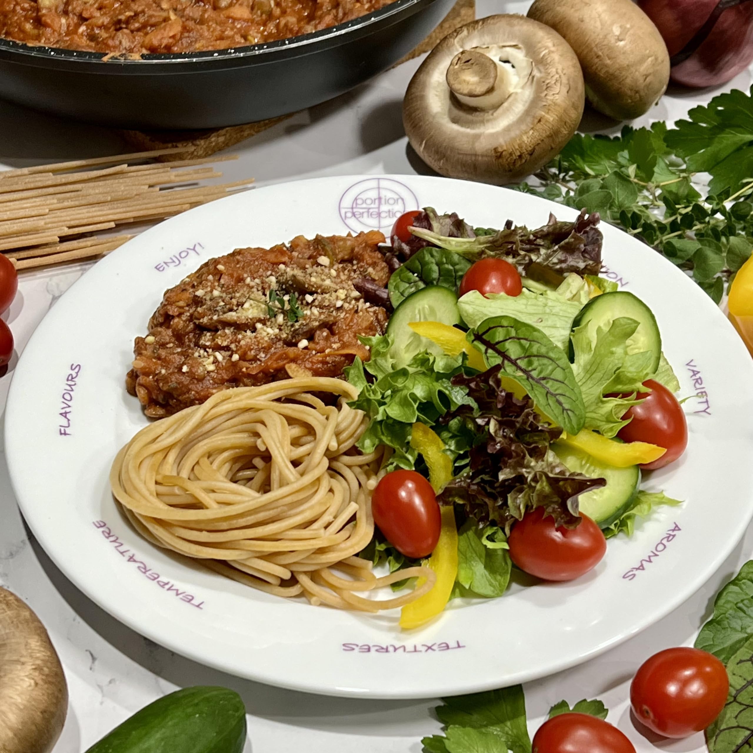 Portion Perfection Melamine 2 Pack 10” Portion Plates for Adults with Low Calorie Meal Plan Portion Perfection buy supplements canada