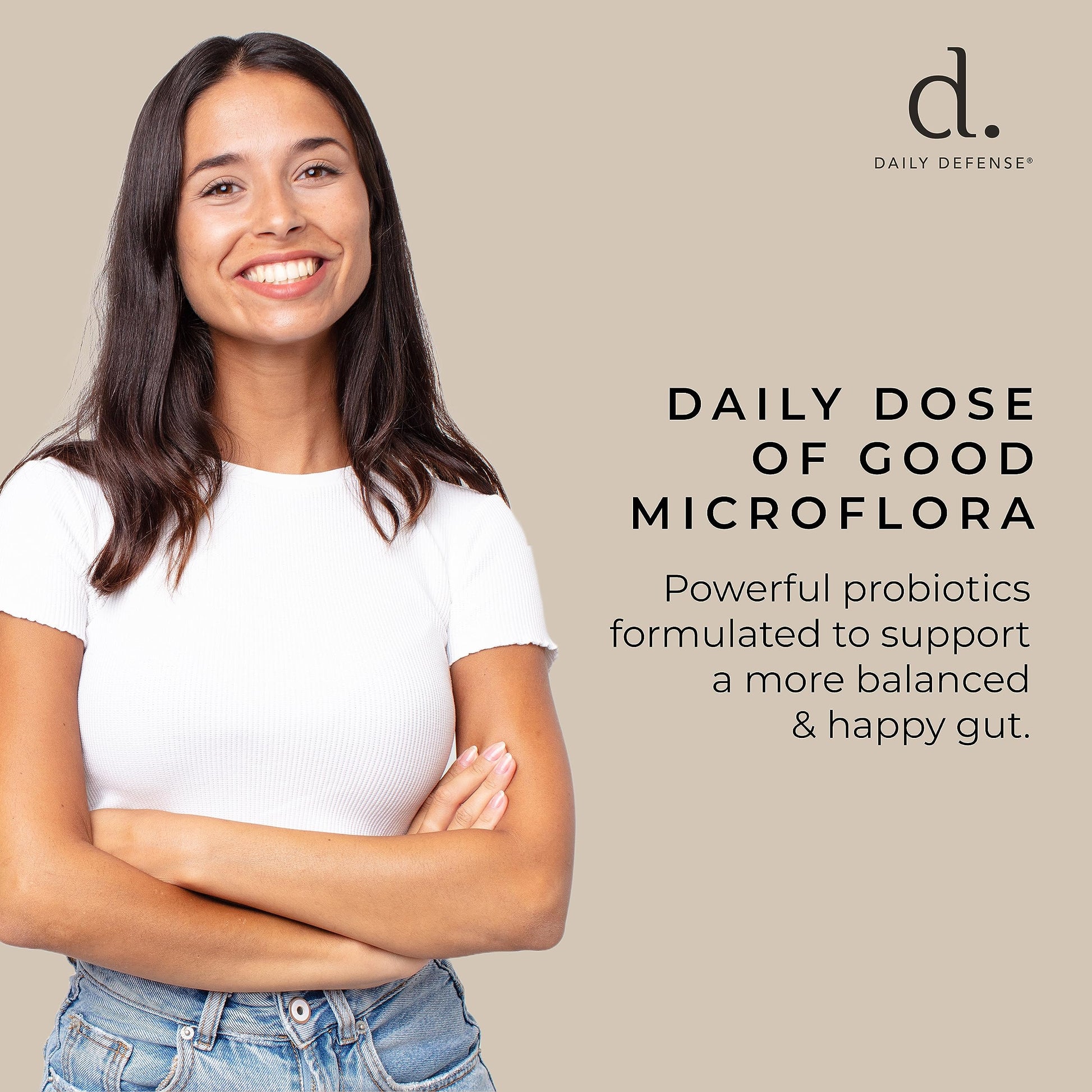 Daily Defense Probiotic Immune Support Supplement - Daily Probiotics for Men with Constipation & Gas - Digestion and Bloating Supplement & Probiotics for Women - 60 Capsules, PROBIO-D Daily Defense buy supplements canada