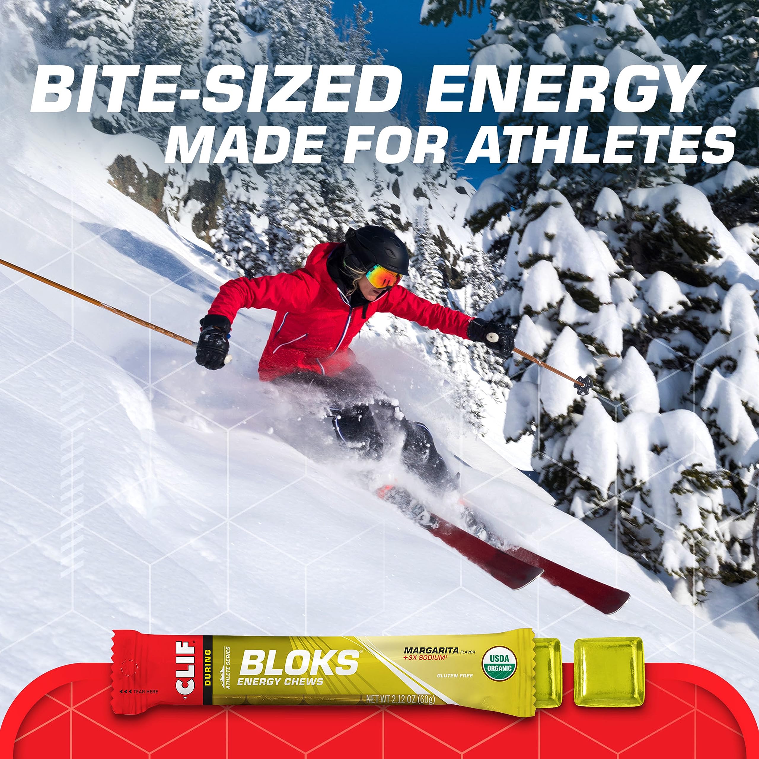 CLIF BLOKS - Margarita Flavor with 3X Sodium - Energy Chews - Non-GMO Clif Bar buy supplements canada