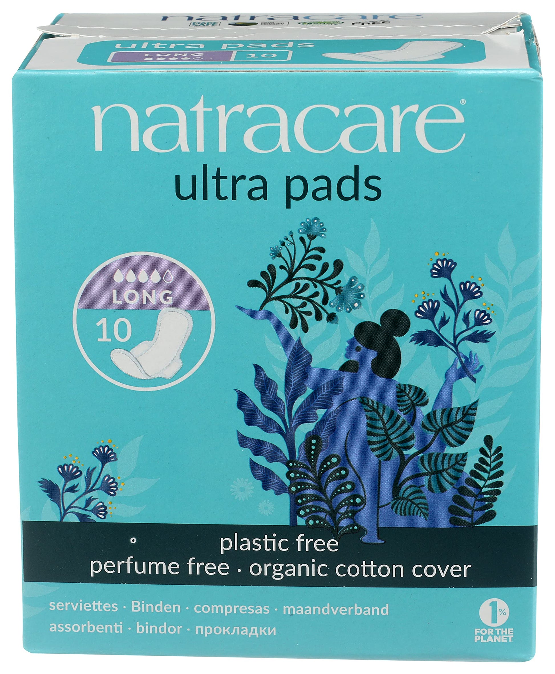 Natracare Slim Fitting Ultra Pads with Wings, Long, Made with Certified Organic Cotton NATRACARE buy supplements canada