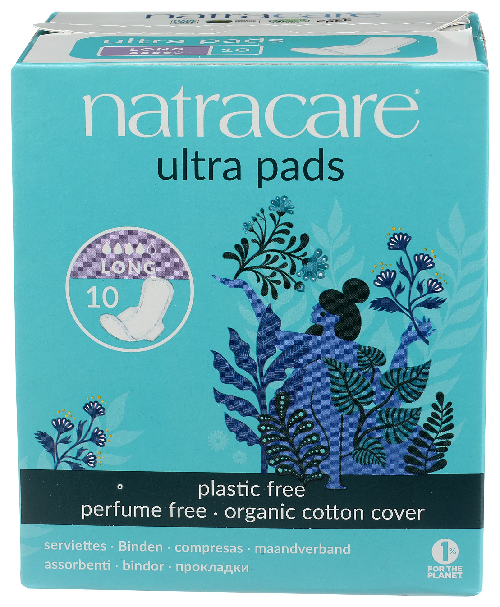 Natracare Slim Fitting Ultra Pads with Wings, Long, Made with Certified Organic Cotton NATRACARE buy supplements canada