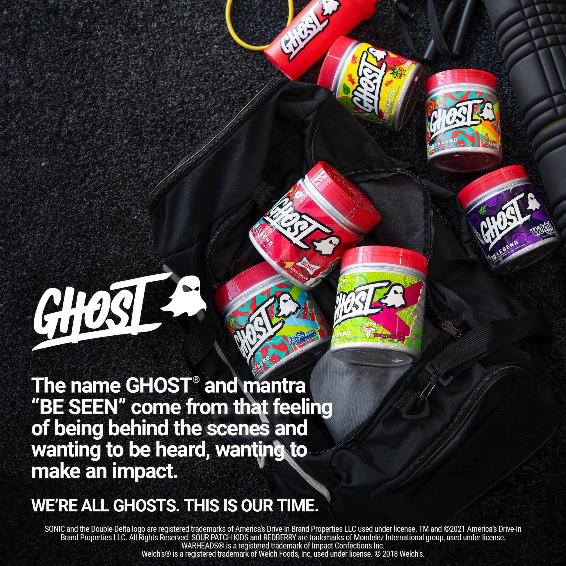 GHOST Legend Pre Workout Powder, Sonic Cherry Limeade - 30 Servings – Pre-Workout for Men & Women with Choline, L-Citrulline, GHOST buy supplements canada