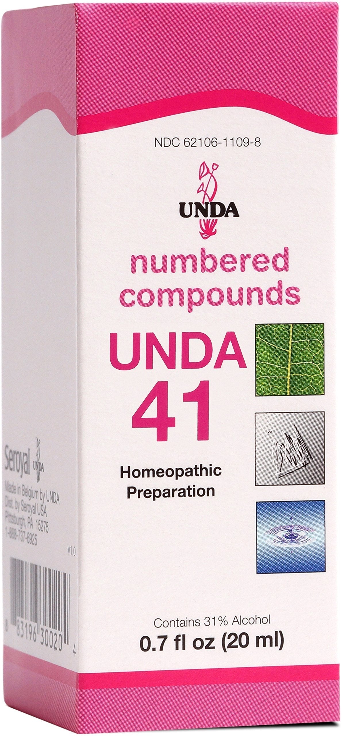 UNDA 41 Numbered Compounds | Homeopathic Preparation | 0.7 fl. oz. UNDA buy supplements canada