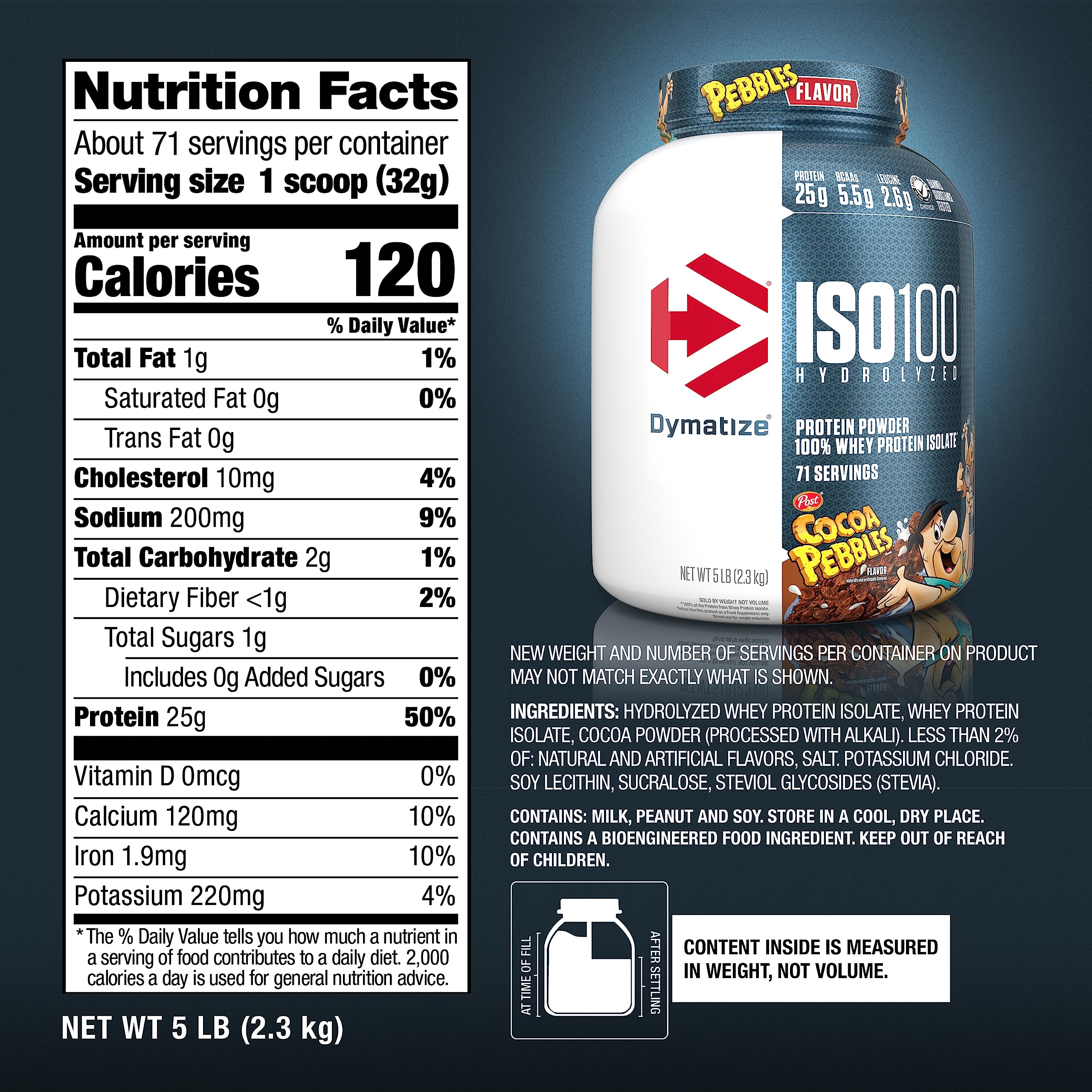 Dymatize ISO100 Hydrolyzed Protein Powder, 100% Whey Isolate, 25g of Protein, 5.5g Dymatize buy supplements canada