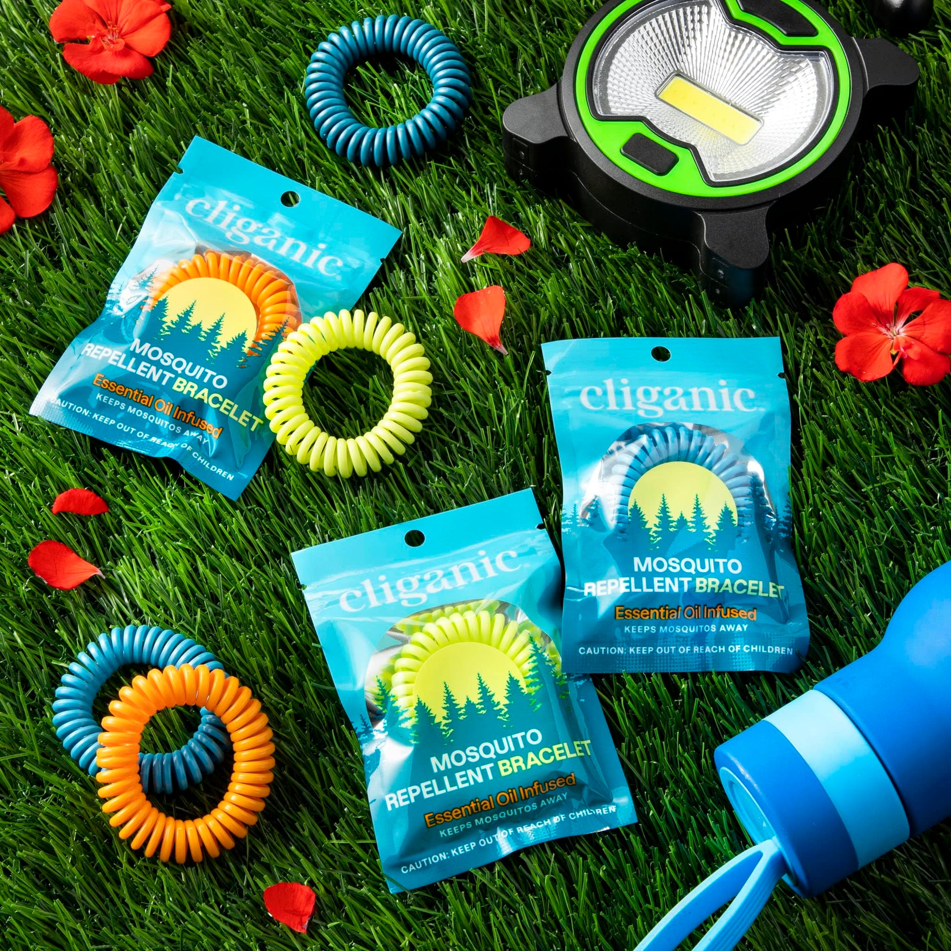 Cliganic 10 Pack Mosquito Repellent Bracelets, DEET-Free Bands, Individuall Cliganic buy supplements canada