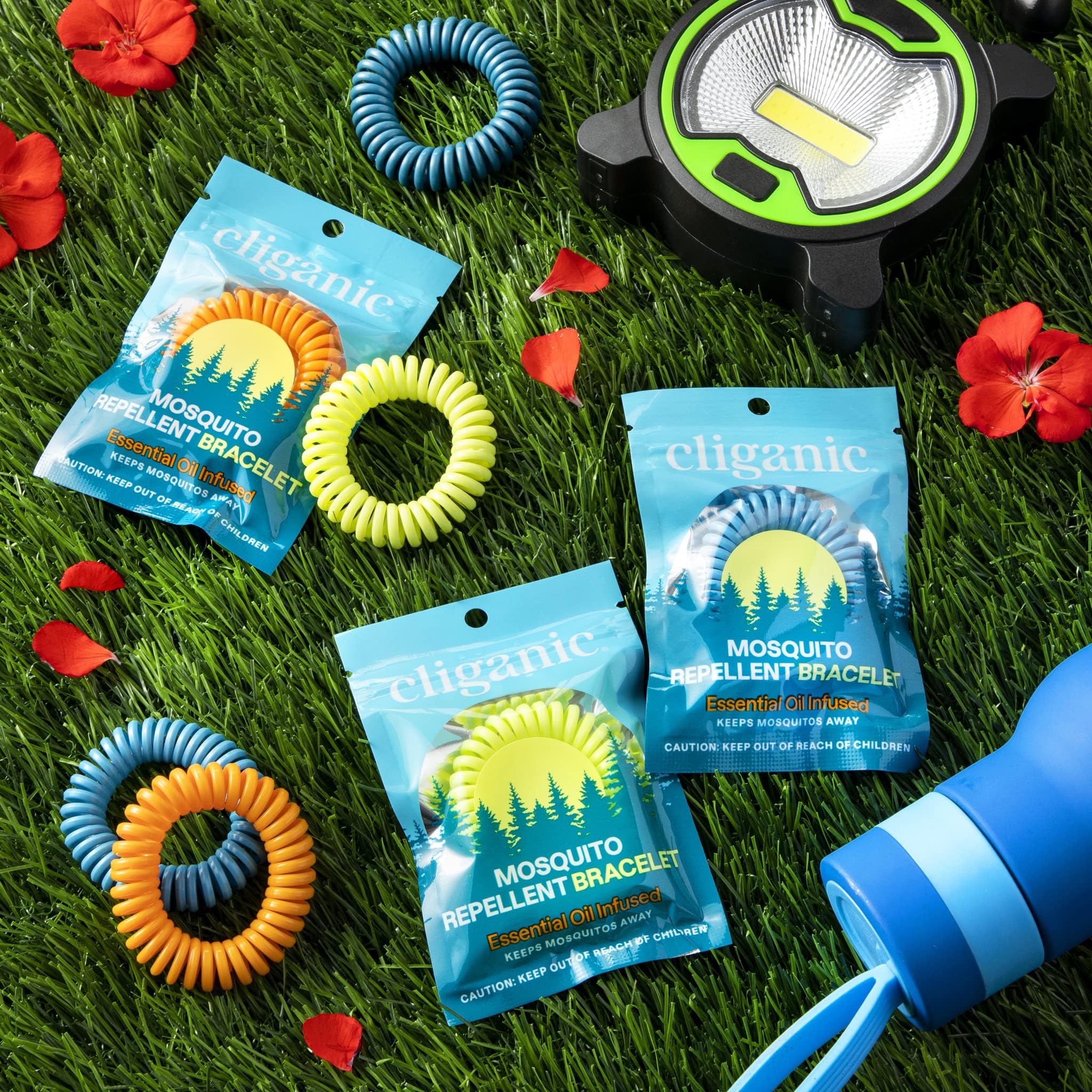 Cliganic 10 Pack Mosquito Repellent Bracelets, DEET-Free Bands, Individuall Cliganic buy supplements canada