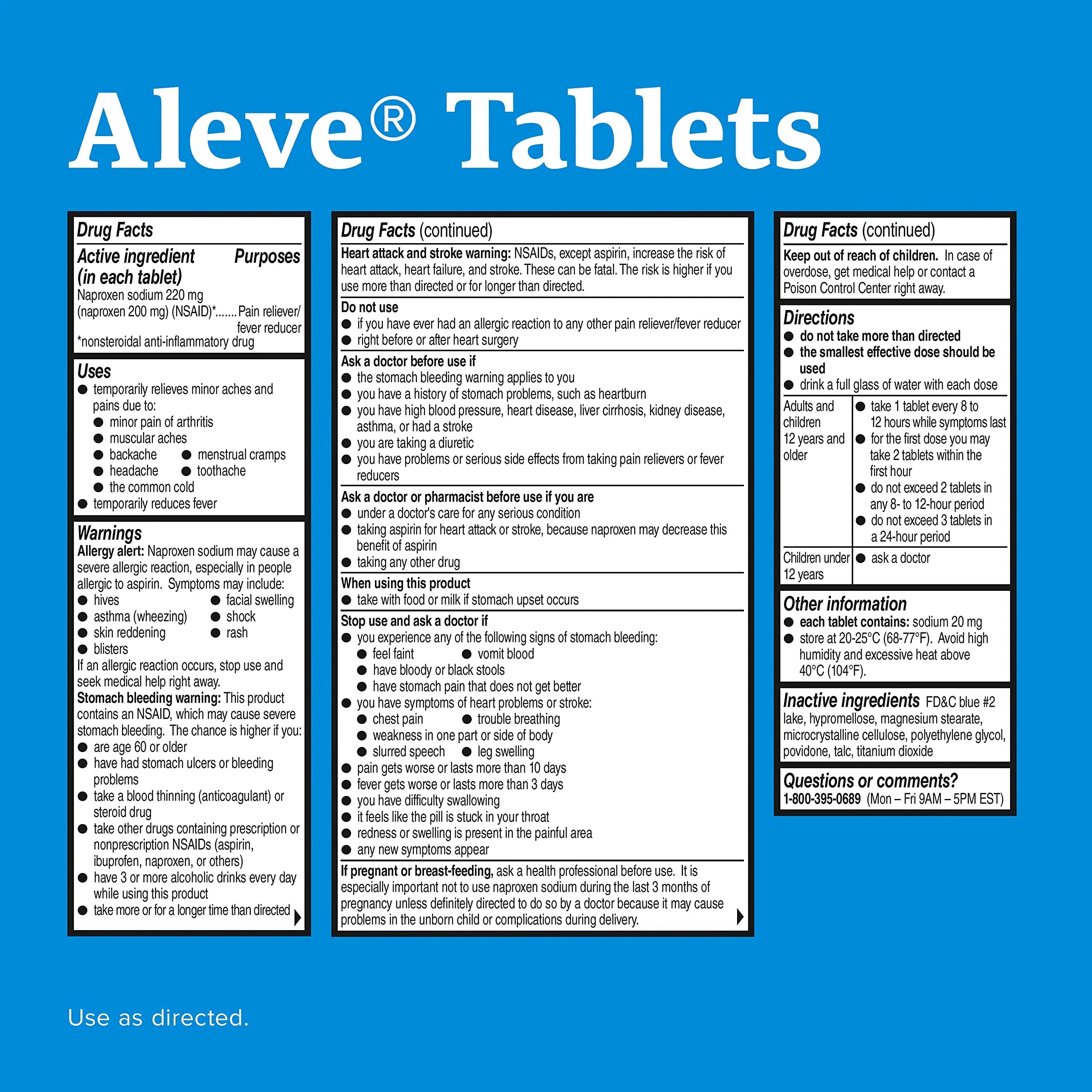 Aleve CPLT 2DZ 200 ct (Pack of 2) Aleve buy supplements canada
