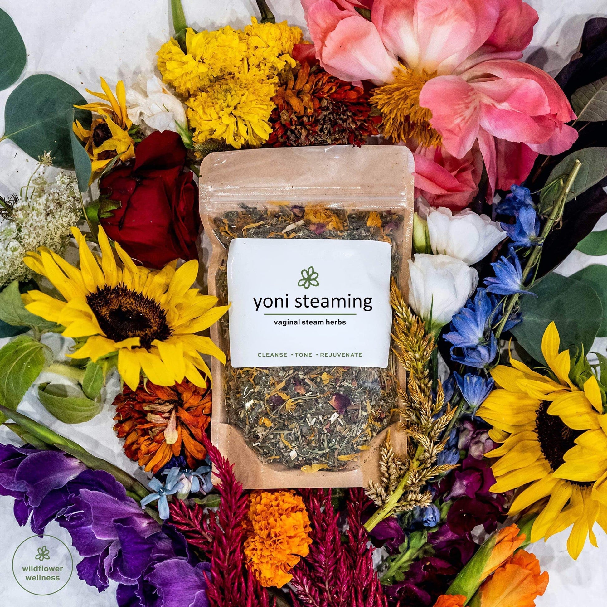 Yoni Steaming Herbs (5 Steams) | Cleansing + Gentle Formula | Formulated by Trained Herbalist WILDFLOWER WELLNESS buy supplements canada