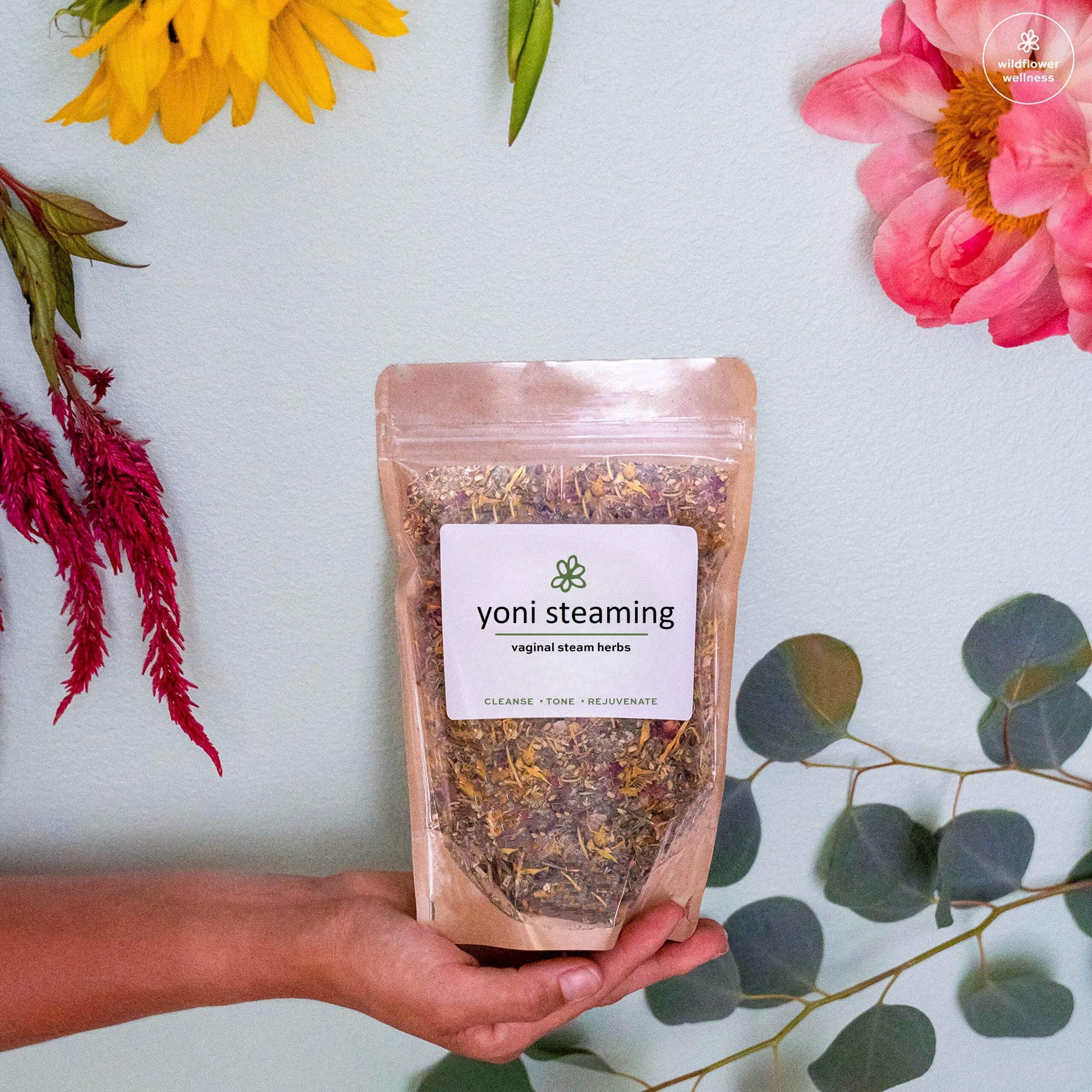 Yoni Steaming Herbs (5 Steams) | Cleansing + Gentle Formula | Formulated by Trained Herbalist WILDFLOWER WELLNESS buy supplements canada