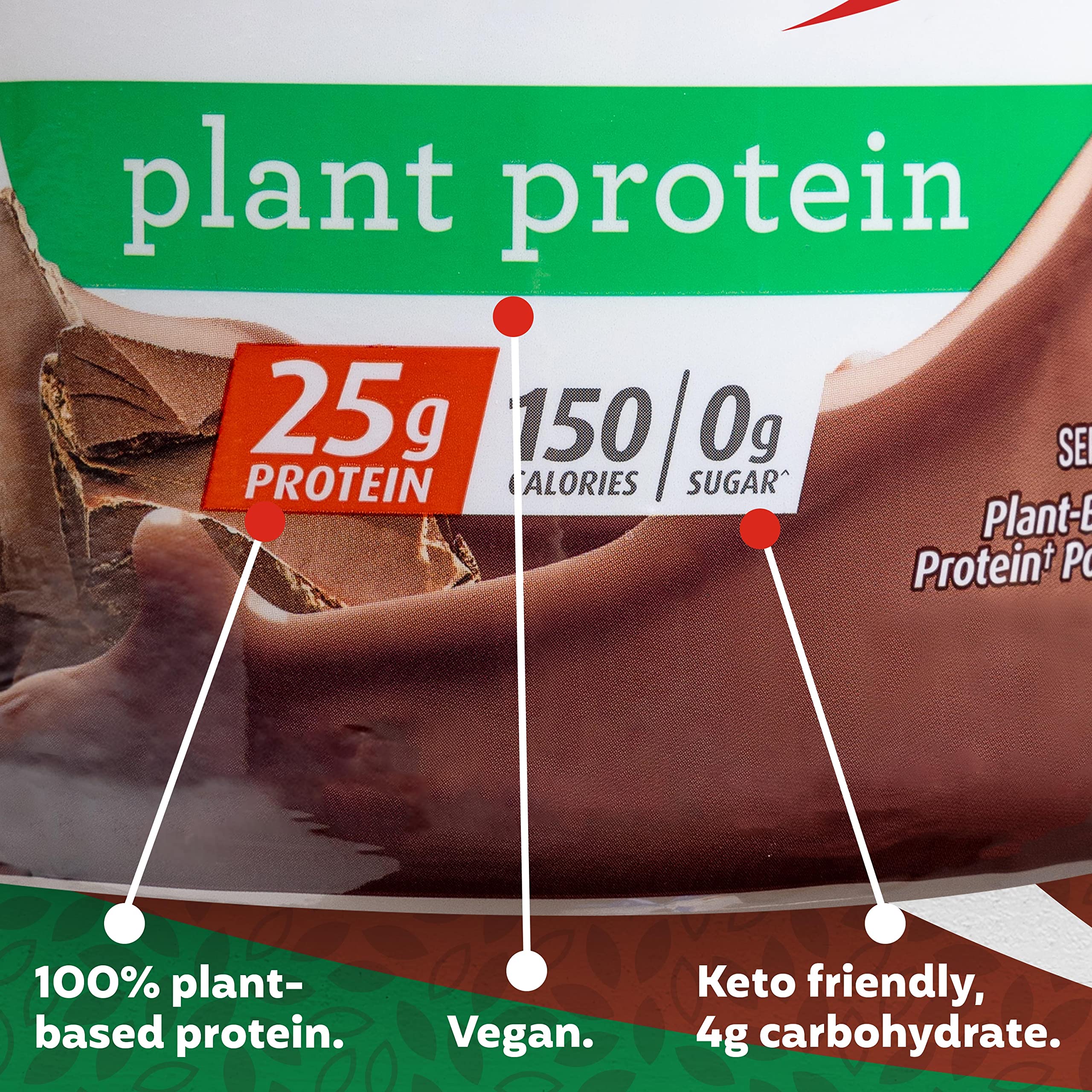 Premier Protein Powder Plant Protein, Chocolate, 25g Plant-Based Protein, 0g Sugar Premier Protein buy supplements canada