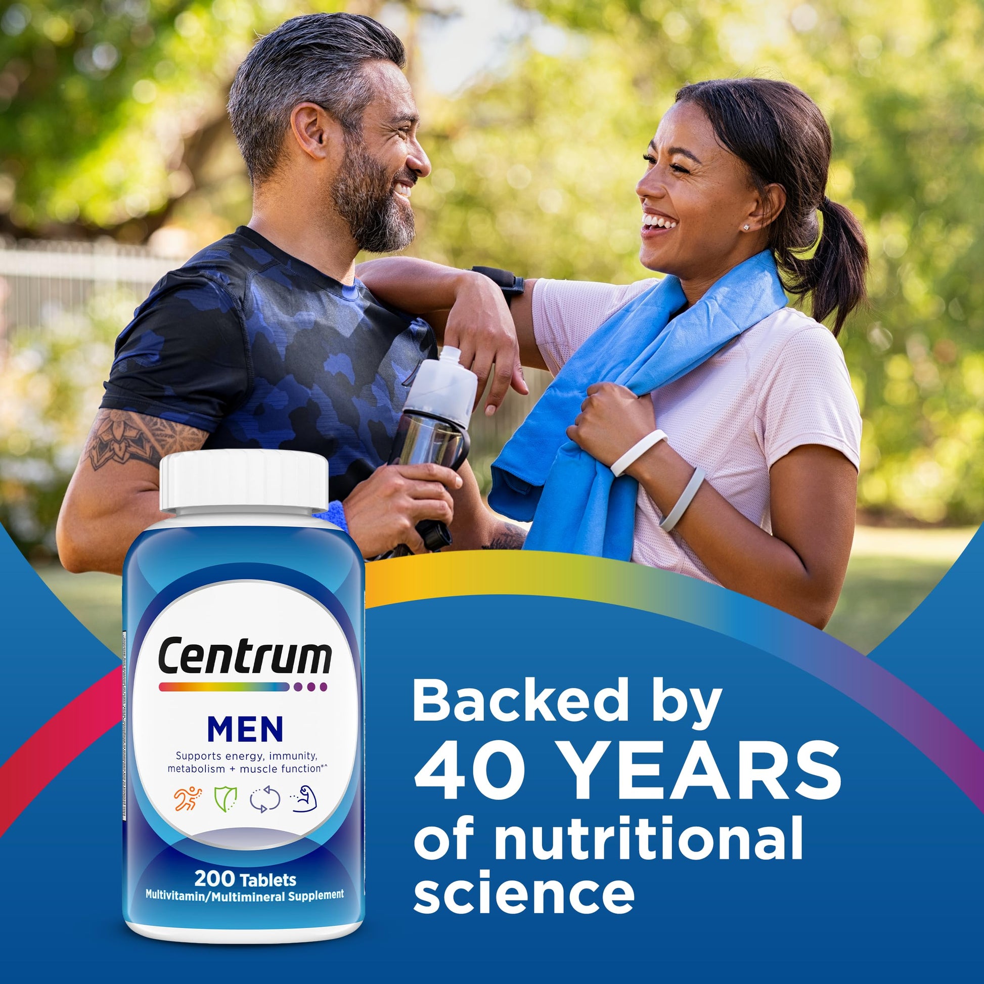 Centrum Multivitamin for Men, Multivitamin/Multimineral Supplement with Vitamin D3, B Vitamins and Antioxidants Centrum buy supplements canada