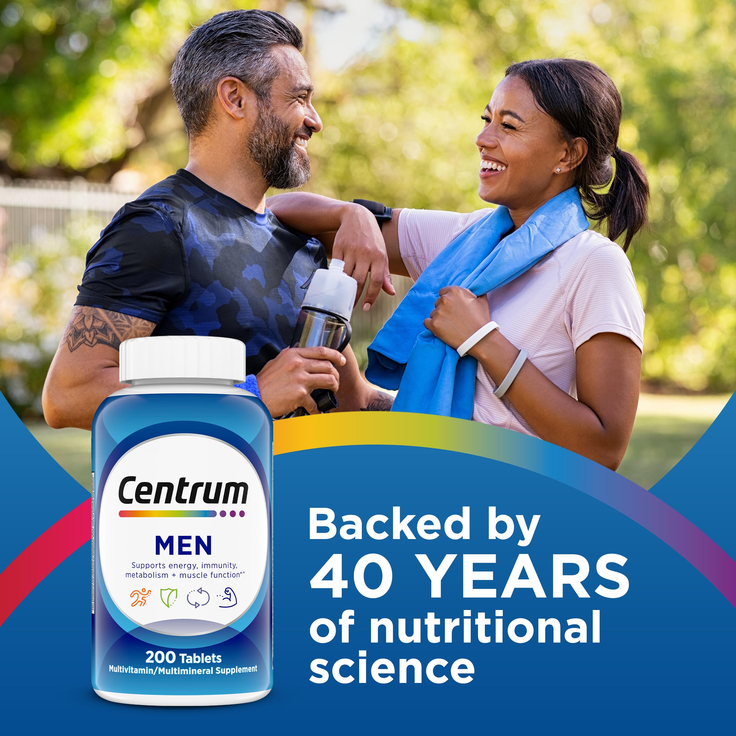 Centrum Multivitamin for Men, Multivitamin/Multimineral Supplement with Vitamin D3, B Vitamins and Antioxidants Centrum buy supplements canada