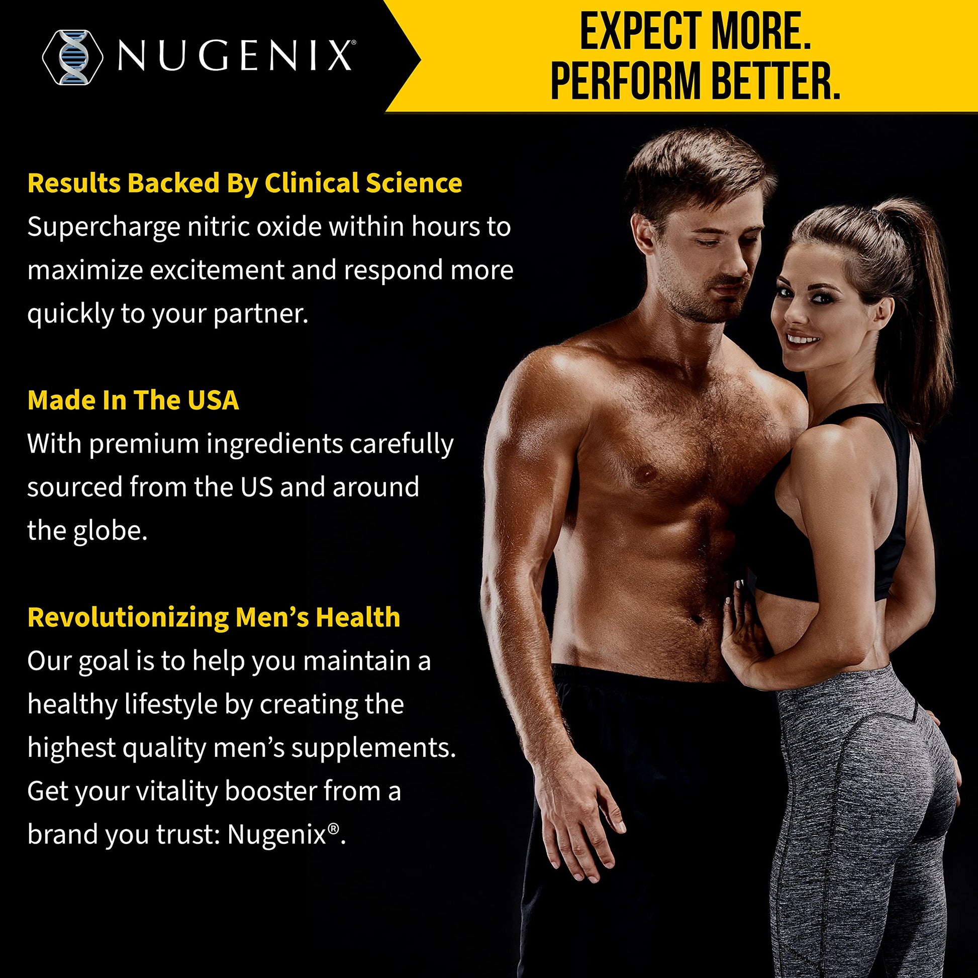 Nugenix Sexual Vitality Booster - Ultra Premium Performance Amplifier for Men - Nitric Oxide Nugenix buy supplements canada