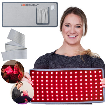 LOOKEE HealGlow Pro Medical Infrared & Red-Light Therapy Belt - LED Technology - 60W Powerful LOOKEE buy supplements canada