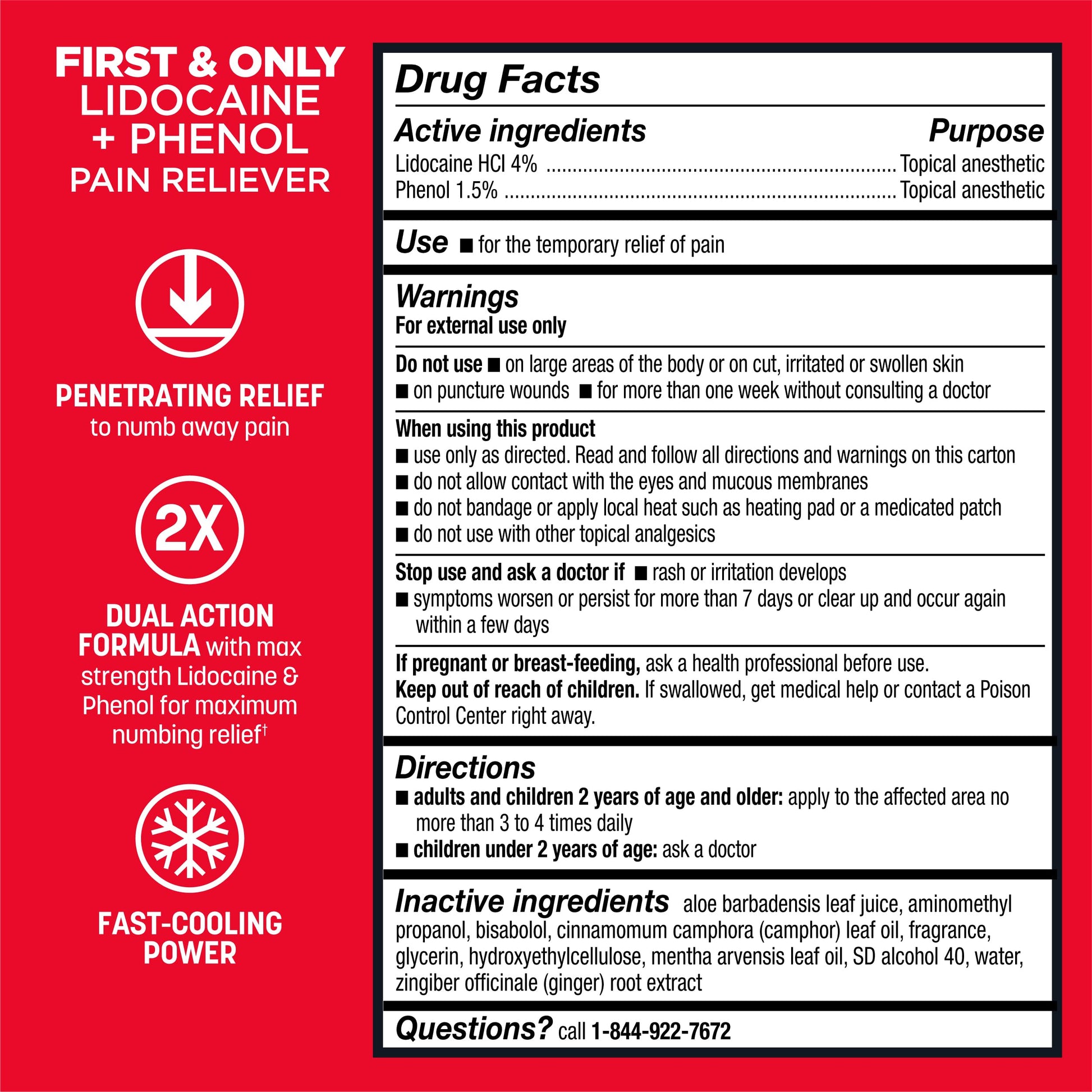 Absorbine Jr. PRO Maximum Strength Lidocaine Roll-On for Targeted Nerve and Muscle Pain Relief, 4% Lidocaine + 1.5% Phenol, Fast Acting & Long Lasting, 2.5 oz ABSORBINE JR. buy supplements canada