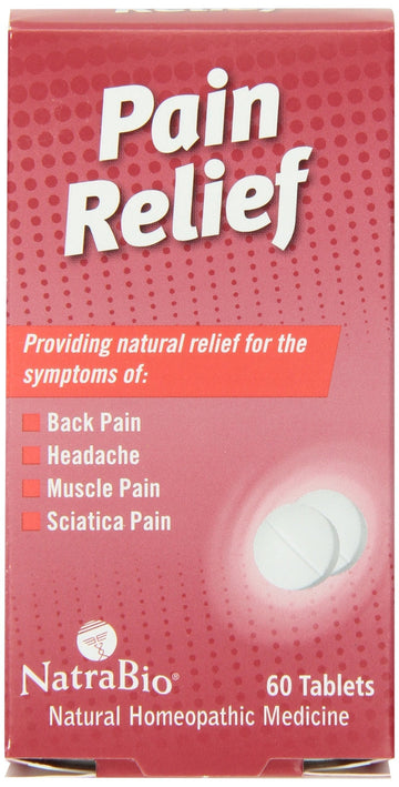 Natrabio Pain Relief Tablets, 60 Count NatraBio buy supplements canada