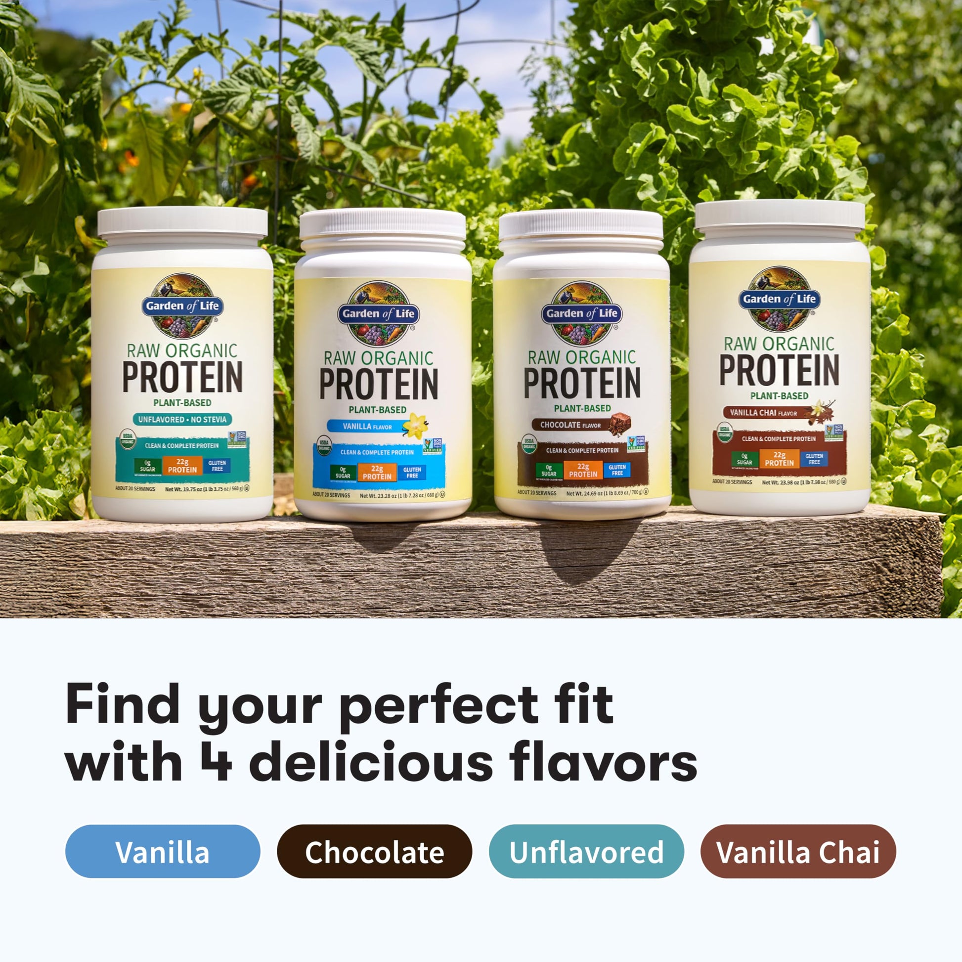 Garden Of Life Protein Powder, Vegan Protein Powder, Bcaa, Probiotics & Digestive Enzymes, Gluten & Lactose Free, Vanilla, 23.28 Ounce Garden of Life buy supplements canada