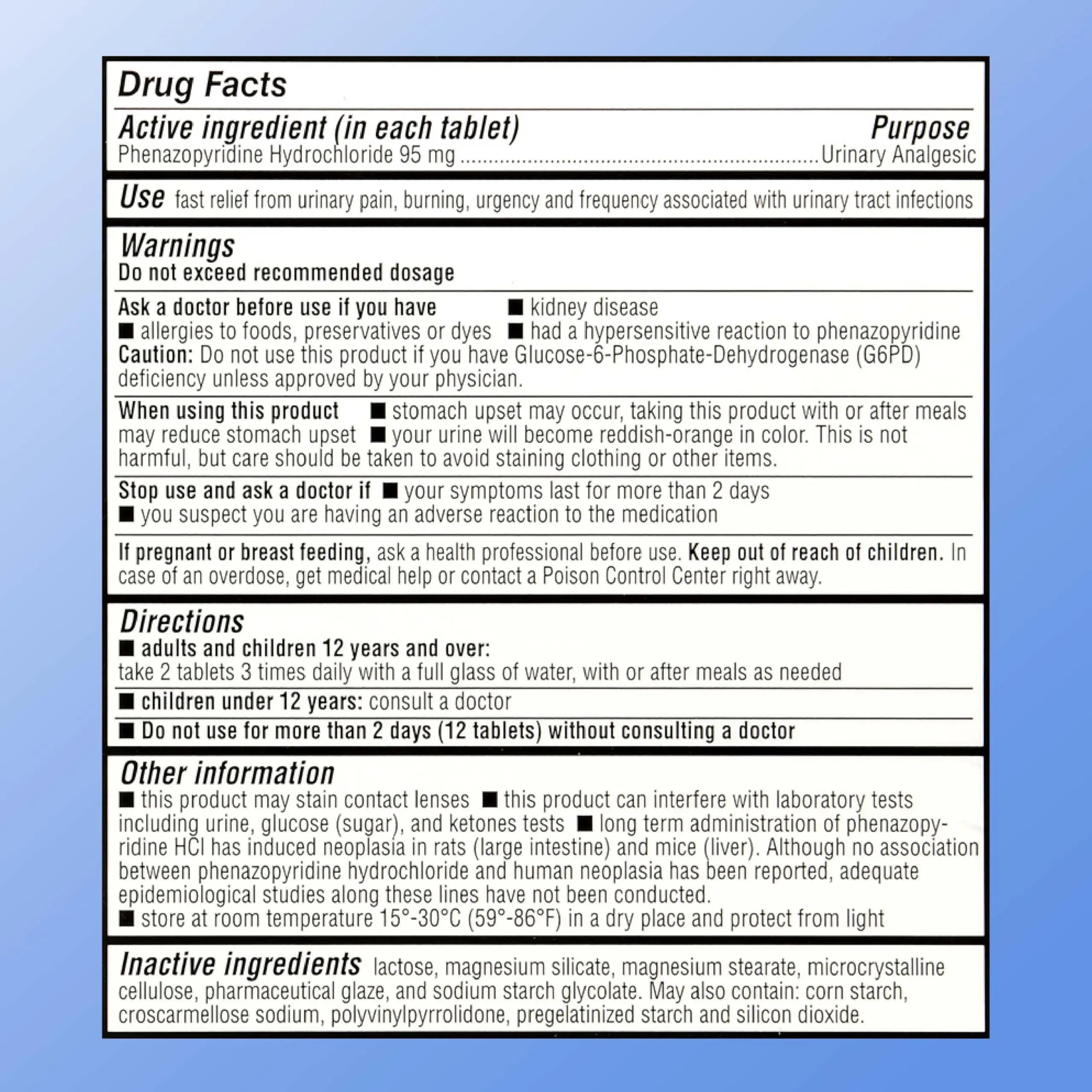 Quality Choice Fast Acting Urinary Pain Relief, Phenazopyridine Hydrochloride 95mg, Relieves UTI Pain, Burning, Frequent Urination, Bladder Discomfort, Urgency. One 30 Tablet Box (30 Total Tablets) Quality Choice buy supplements canada
