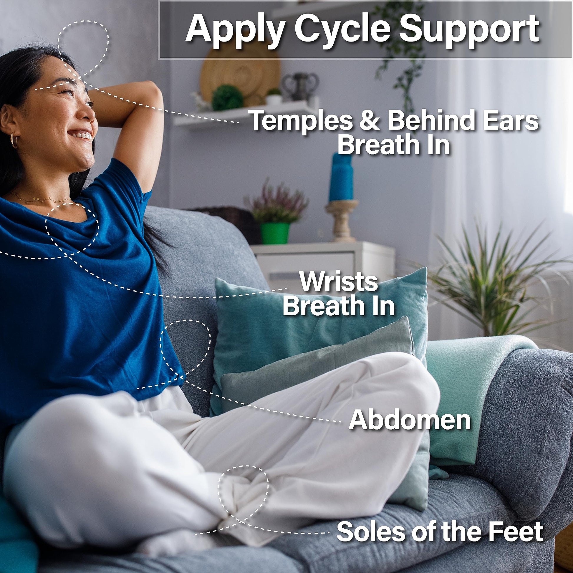 NV Superfoods Cycle Support - Essential Oil Roll-On - 10 ml – 100% Pure Therapeutic Grade NV Superfoods buy supplements canada