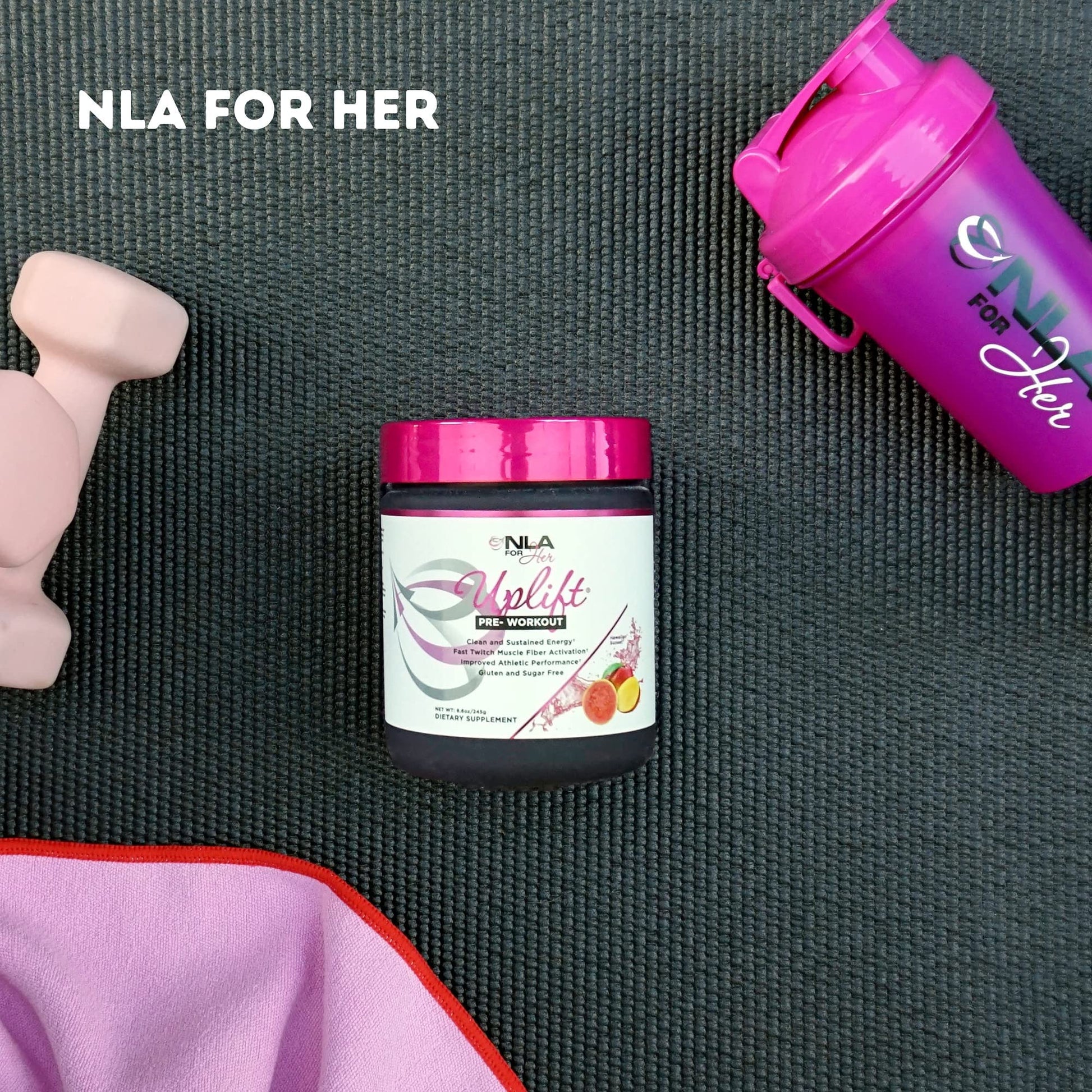 NLA for Her Pre/Post Workout Stack (Includes Her Whey Chocolate Éclair and Uplift Pre NLA for Her buy supplements canada