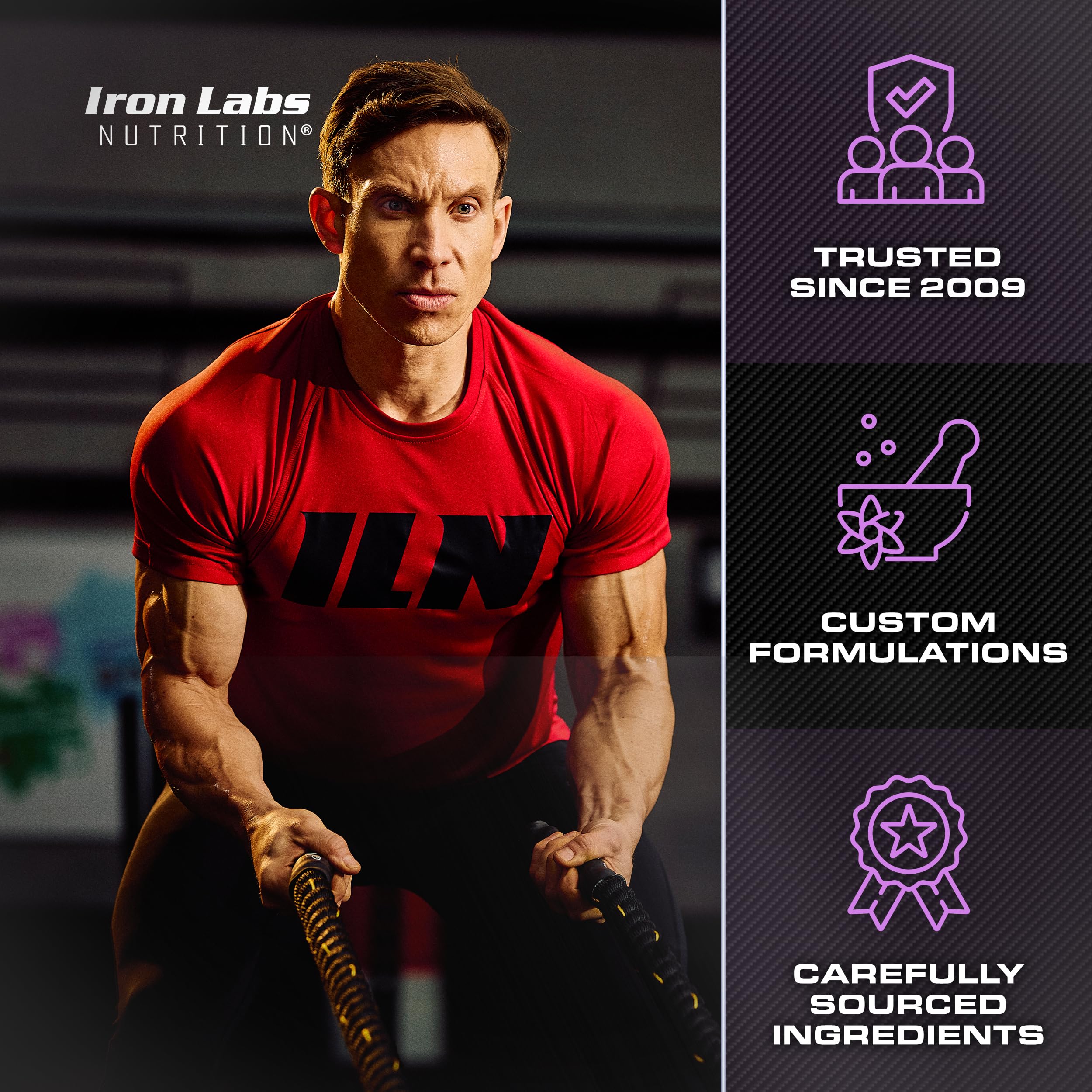 Iron Labs Nutrition PCT Xtreme - PCT Supplement for Men - 30 Day Course - Post Cycle Support Booster (80 Capsules) Iron Labs Nutrition buy supplements canada