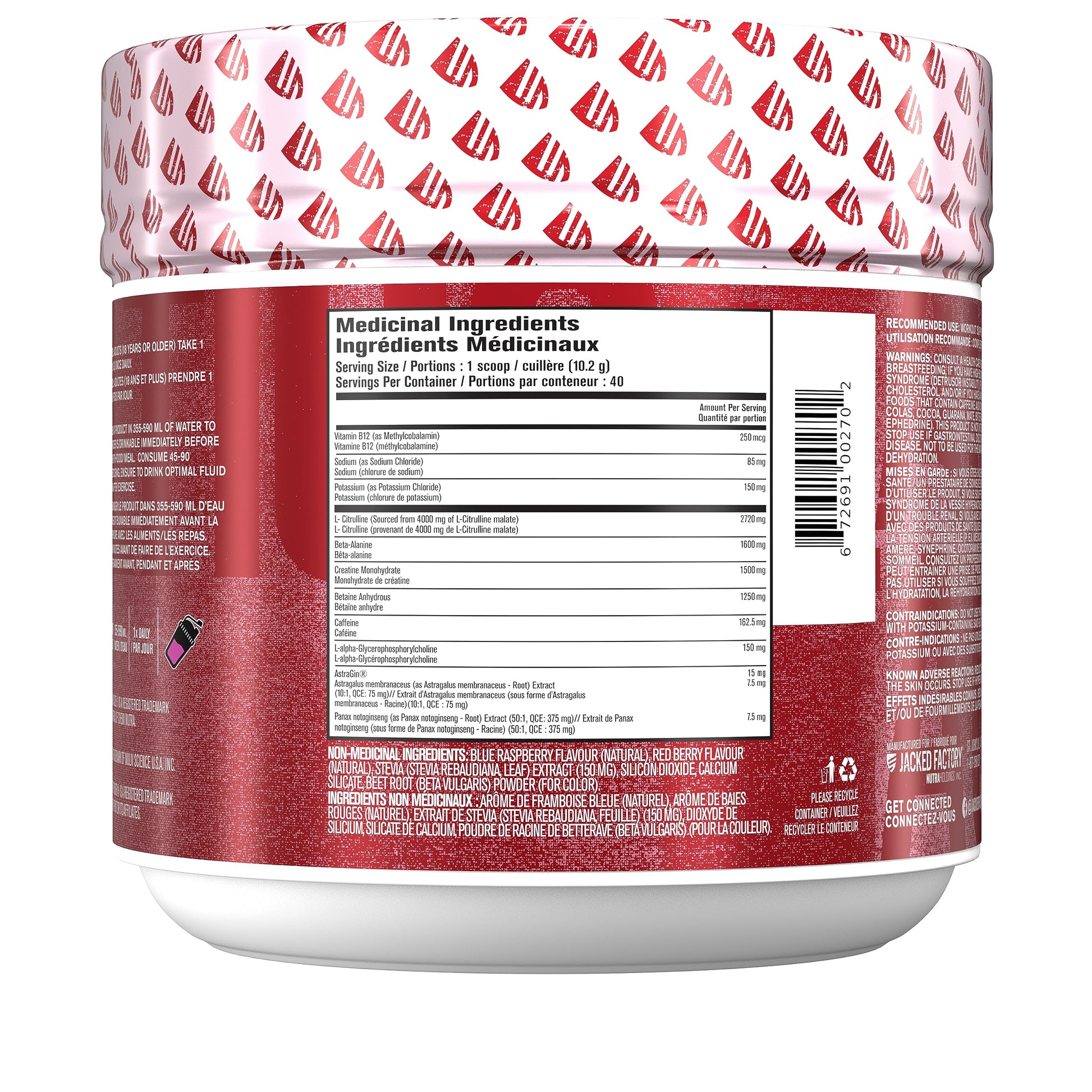 ALTIUS Pre-Workout Supplement - Naturally Sweetened - Clinically Dosed Powerhouse Jacked Factory buy supplements canada