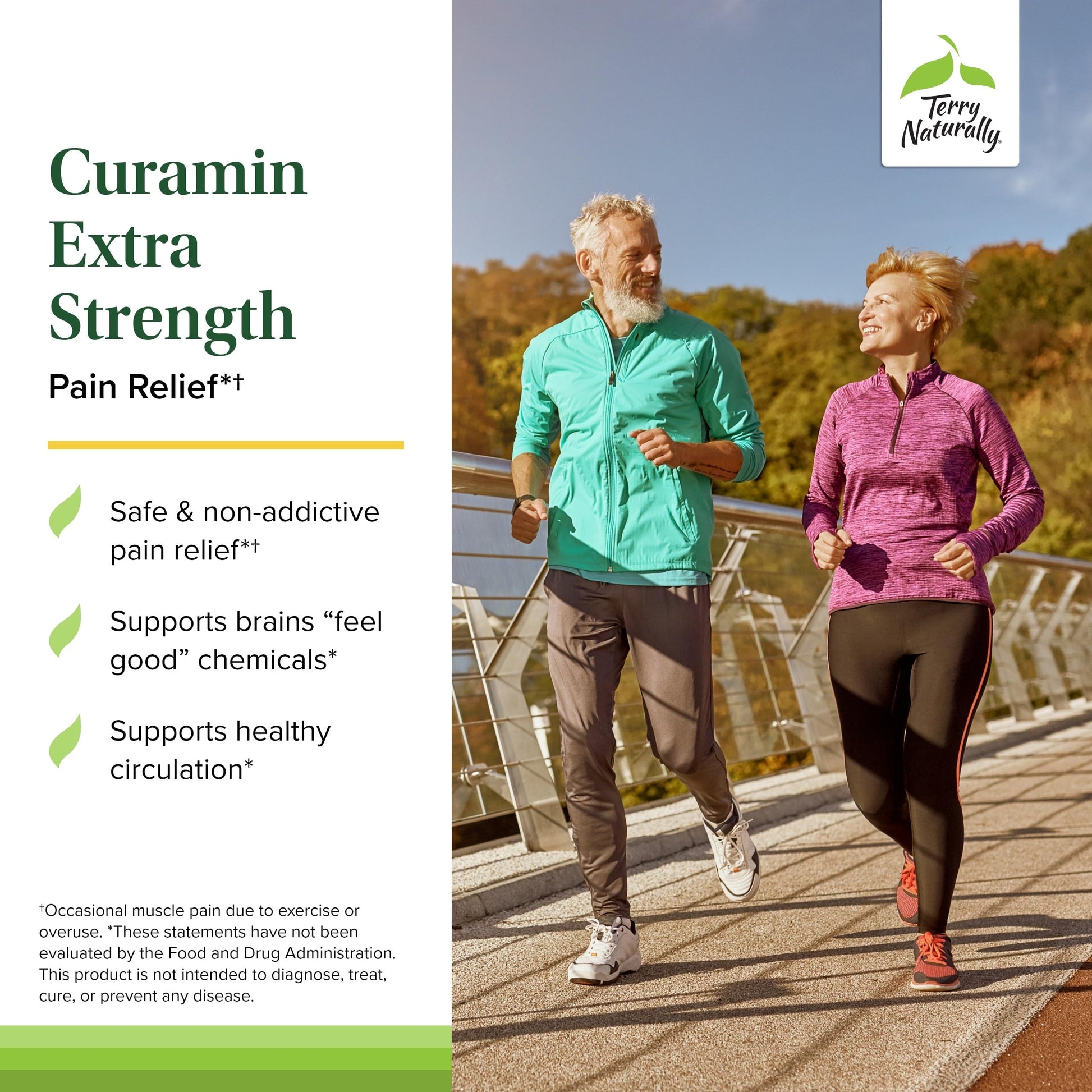 Terry Naturally Curamin Extra Strength - Curcumin & Boswellia for Healthy Circulation Support - Turmeric Supplement to Aid Joints, Muscle Health & Endorphin Production - 120 Tablets (Pack of 2) Terry Naturally buy supplements canada