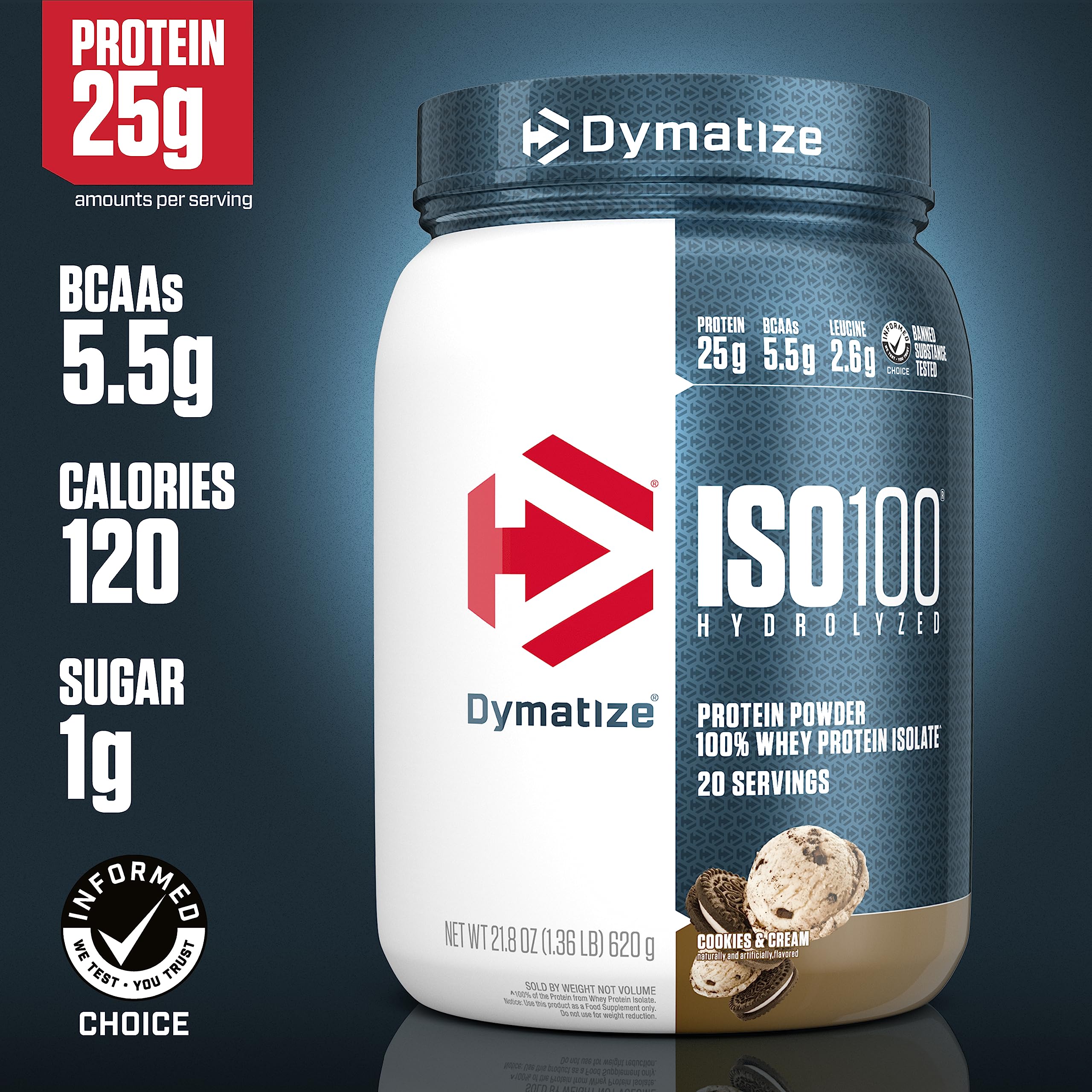 Dymatize ISO100 Hydrolyzed Protein Powder, 100% Whey Isolate Protein, 25g of Protein Dymatize buy supplements canada