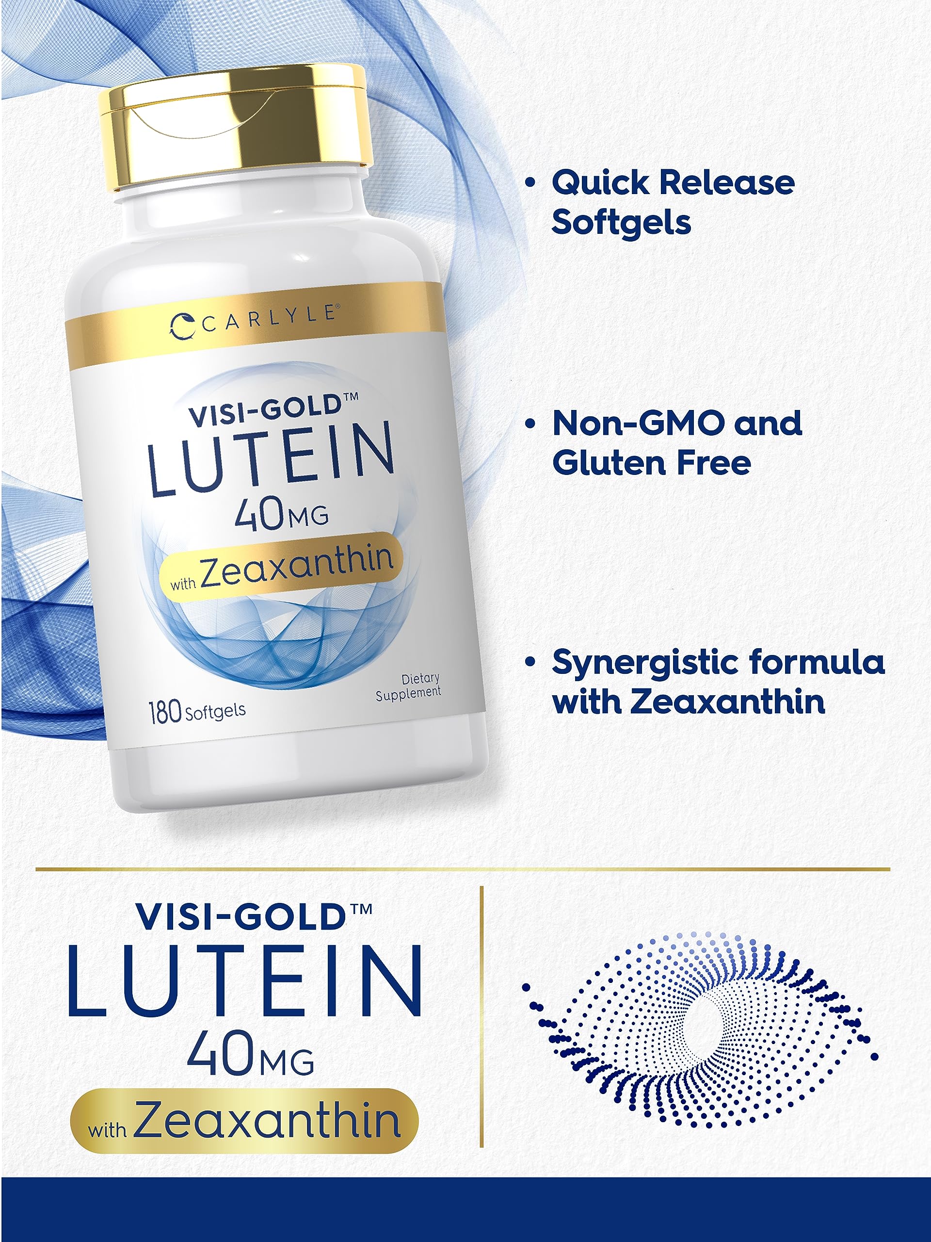 Carlyle Lutein and Zeaxanthin 40 mg | 180 Softgels | Eye Health Vitamins Carlyle buy supplements canada