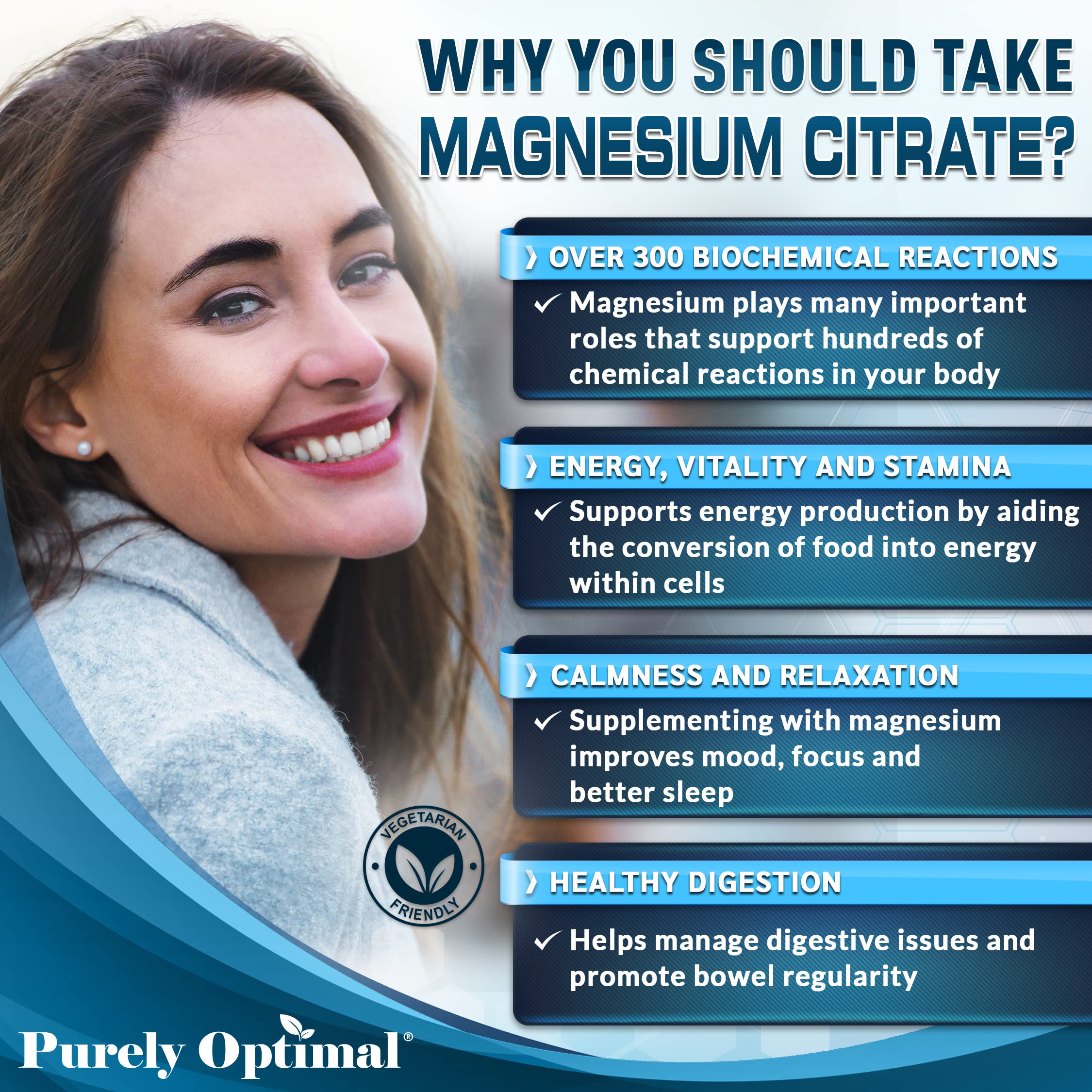 Premium Magnesium Gummies Kids & Adults - Magnesium Citrate for Digestion Support Purely Optimal buy supplements canada