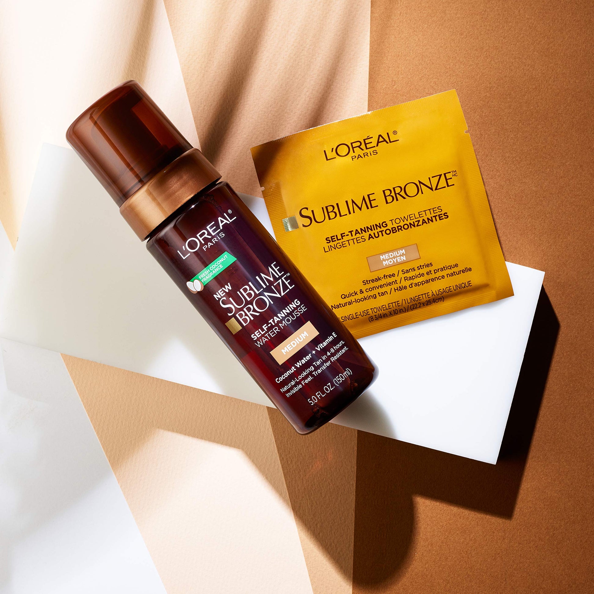 L'Oreal Paris Sublime Bronze Self Tanning Towelettes, Streak-Free, Natural Looking Tan, 6 ct L'Oreal Paris buy supplements canada
